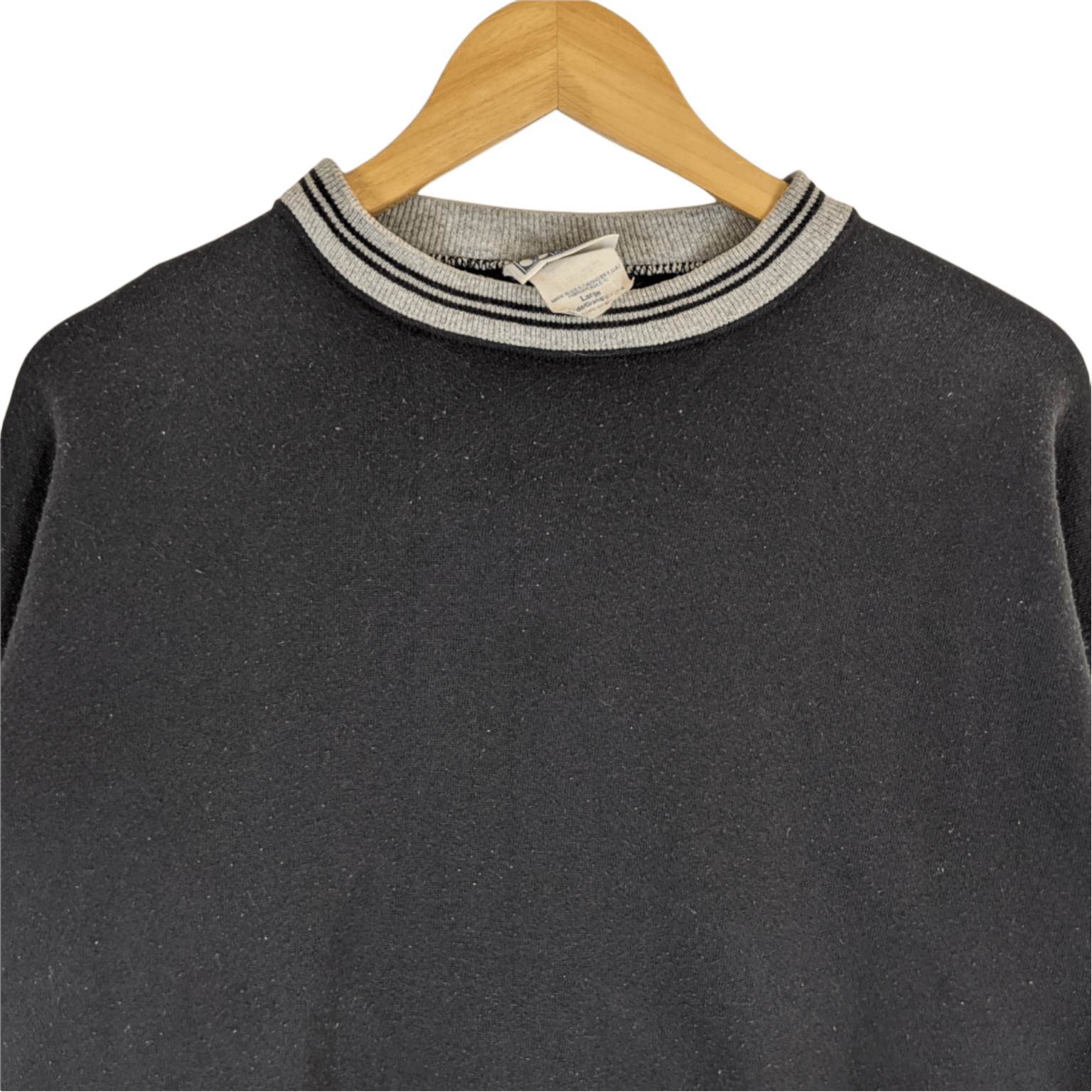 Vintage 90's DISCUSS ATHLETE Plain Sportswear Sweatshirt Jumper Size US L / EU 52-54 / 3 - 4 Thumbnail