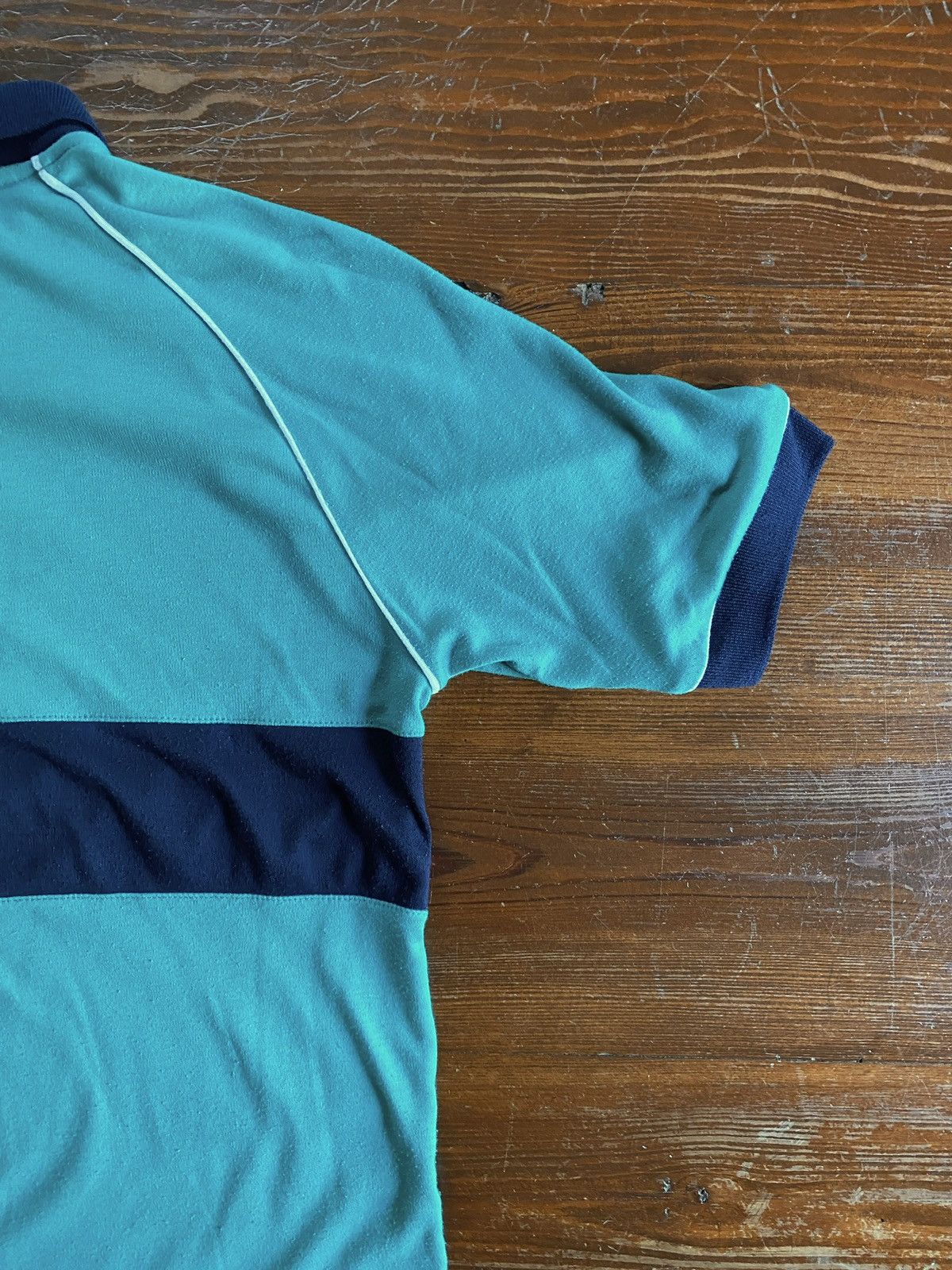 Vintage Vintage 80’s Mega Sport Raglan Snap Button Polo Size US M / EU 48-50 / 2 - 11 Thumbnail