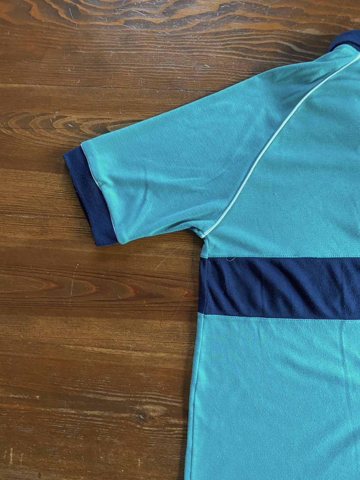 Vintage Vintage 80’s Mega Sport Raglan Snap Button Polo Size US M / EU 48-50 / 2 - 12 Thumbnail