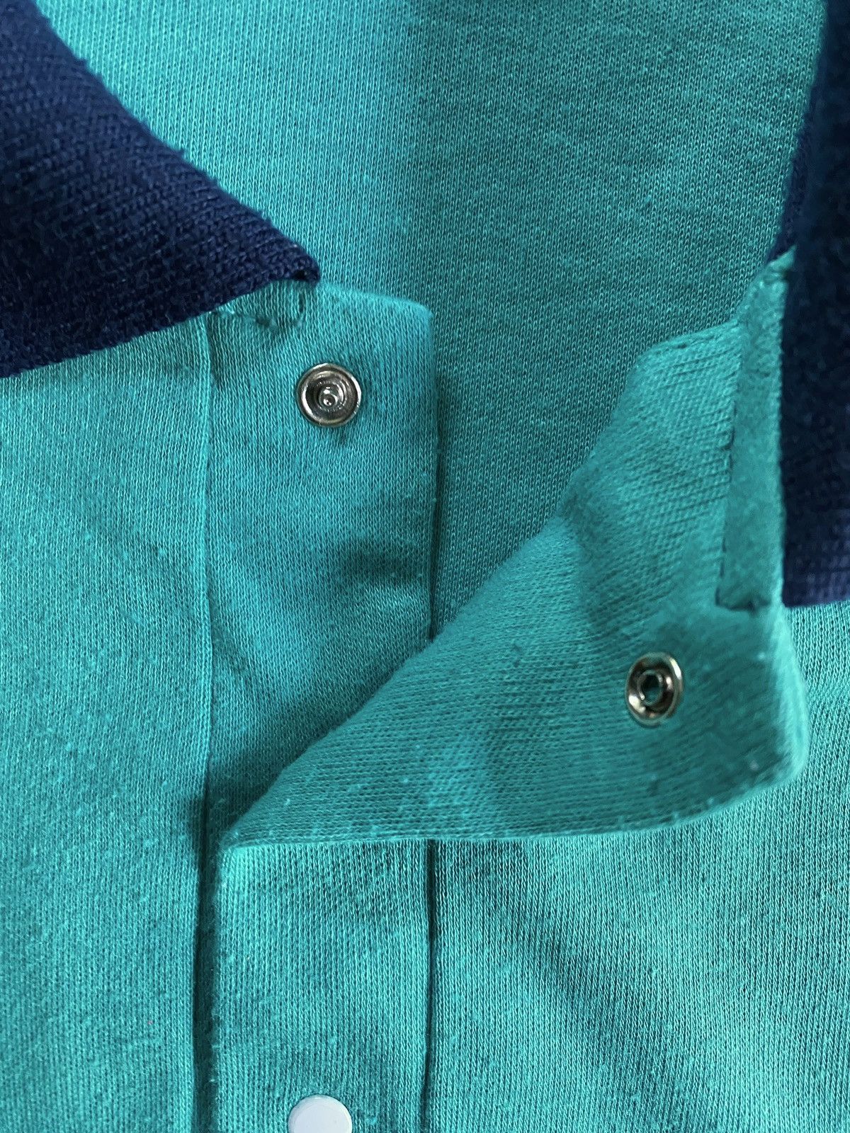 Vintage Vintage 80’s Mega Sport Raglan Snap Button Polo Size US M / EU 48-50 / 2 - 9 Thumbnail