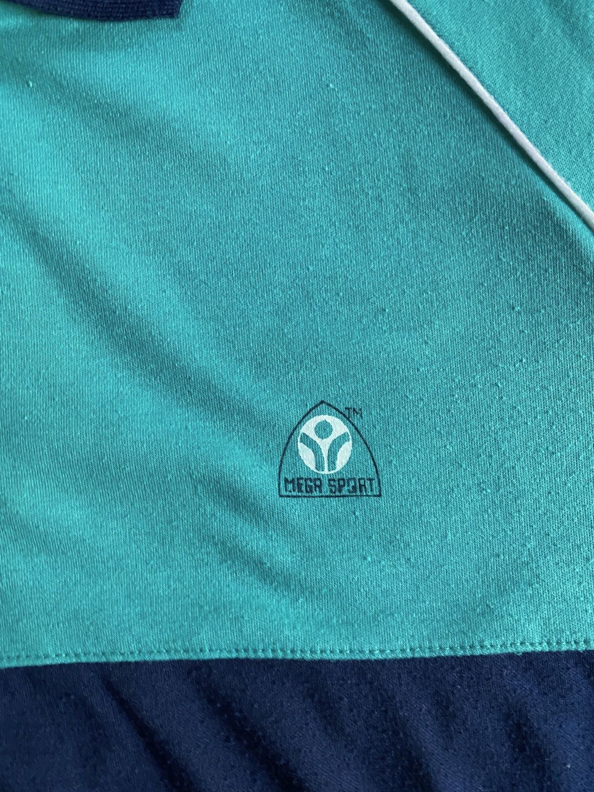 Vintage Vintage 80’s Mega Sport Raglan Snap Button Polo Size US M / EU 48-50 / 2 - 3 Thumbnail