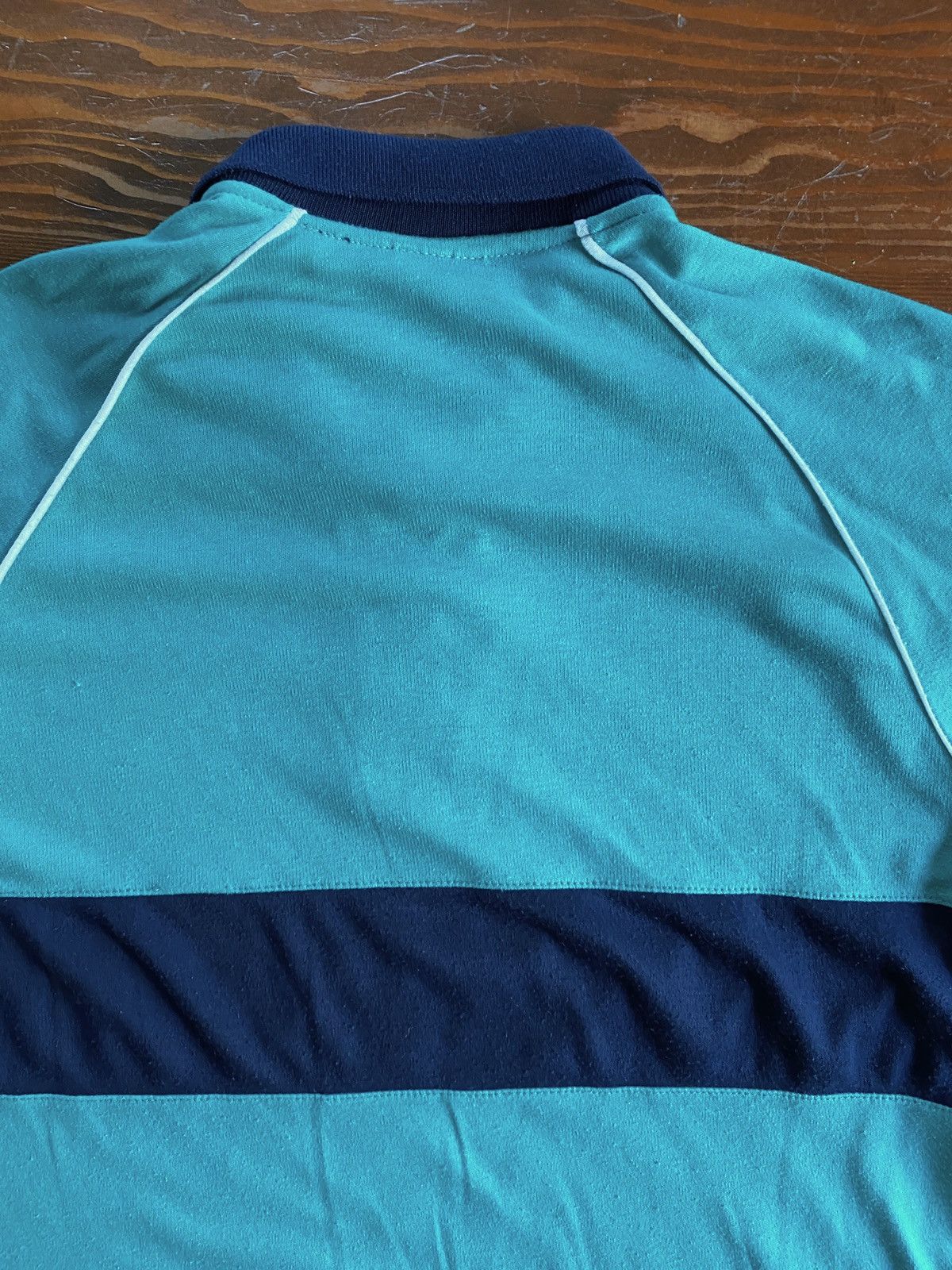 Vintage Vintage 80’s Mega Sport Raglan Snap Button Polo Size US M / EU 48-50 / 2 - 13 Thumbnail