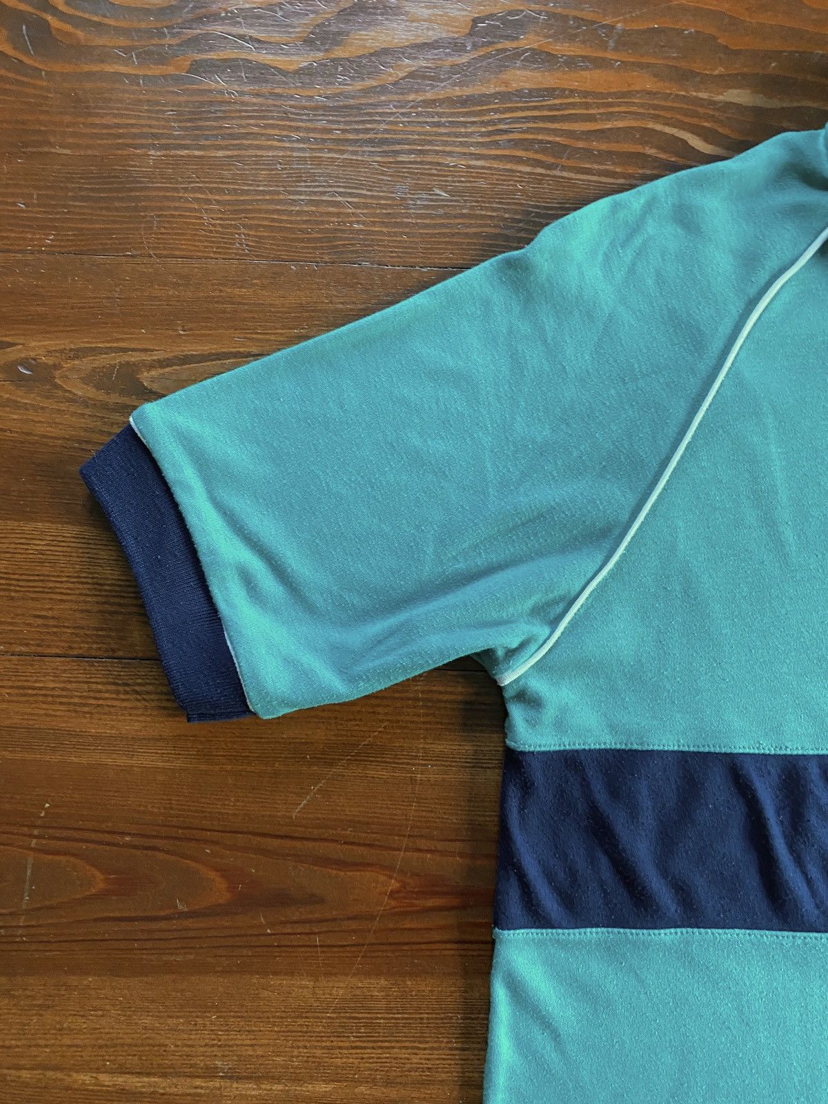 Vintage Vintage 80’s Mega Sport Raglan Snap Button Polo Size US M / EU 48-50 / 2 - 5 Thumbnail