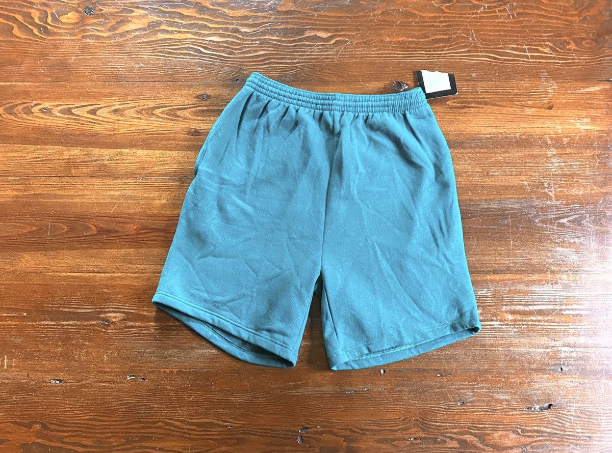 Vintage NWT 90’s Tultex Teal Sweat Shorts