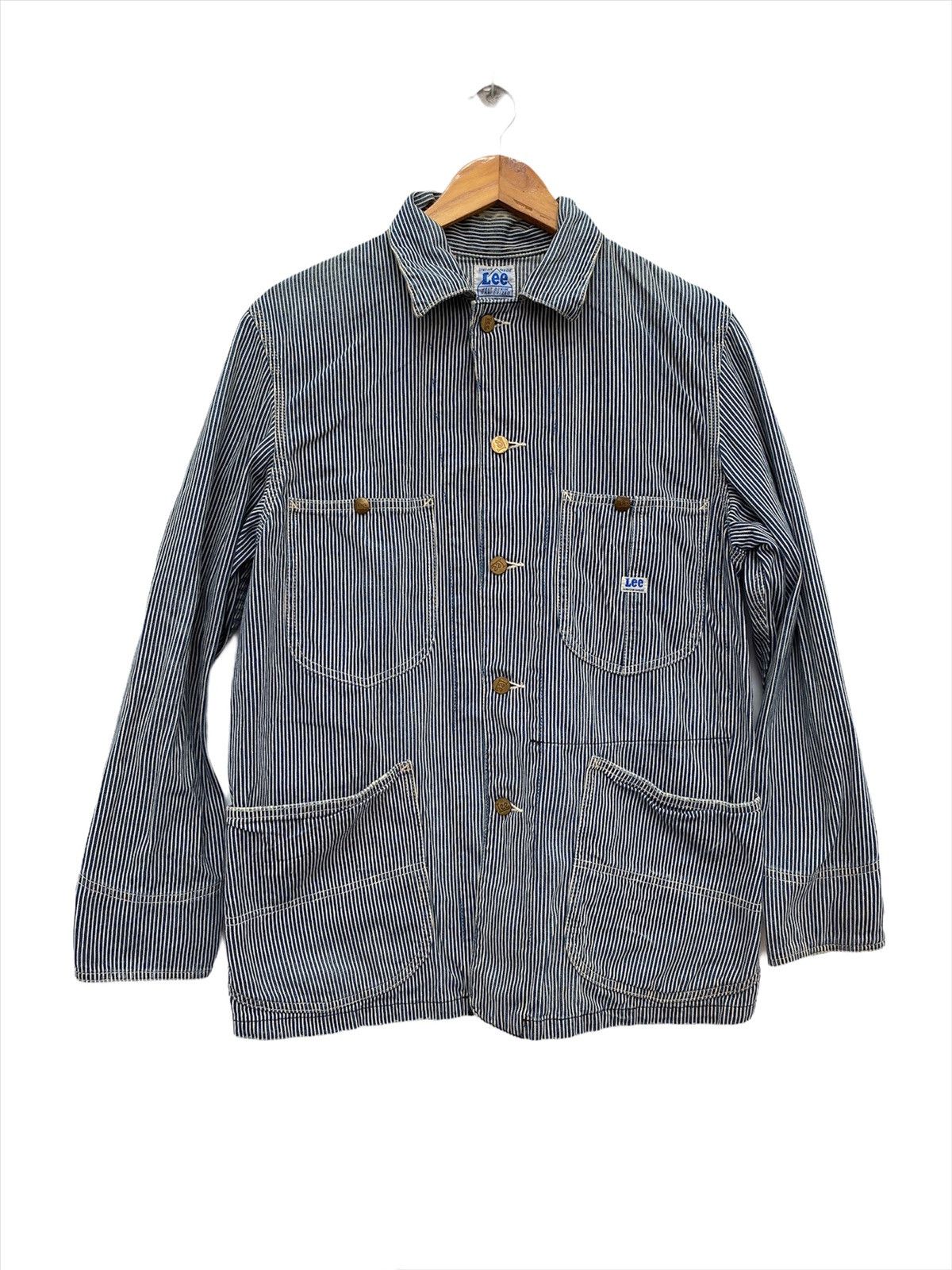 Lee 💥LEE Union Made Hickory stripe Workwear Jacket Size US M / EU 48-50 / 2 - 1 Thumbnail
