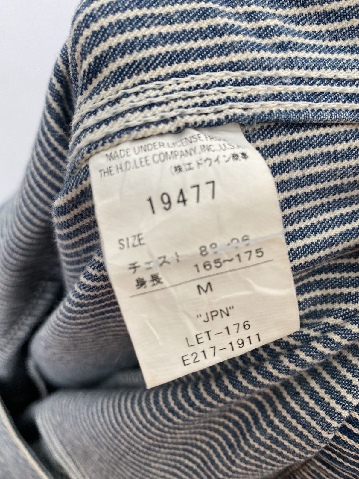 Lee 💥LEE Union Made Hickory stripe Workwear Jacket Size US M / EU 48-50 / 2 - 8 Thumbnail