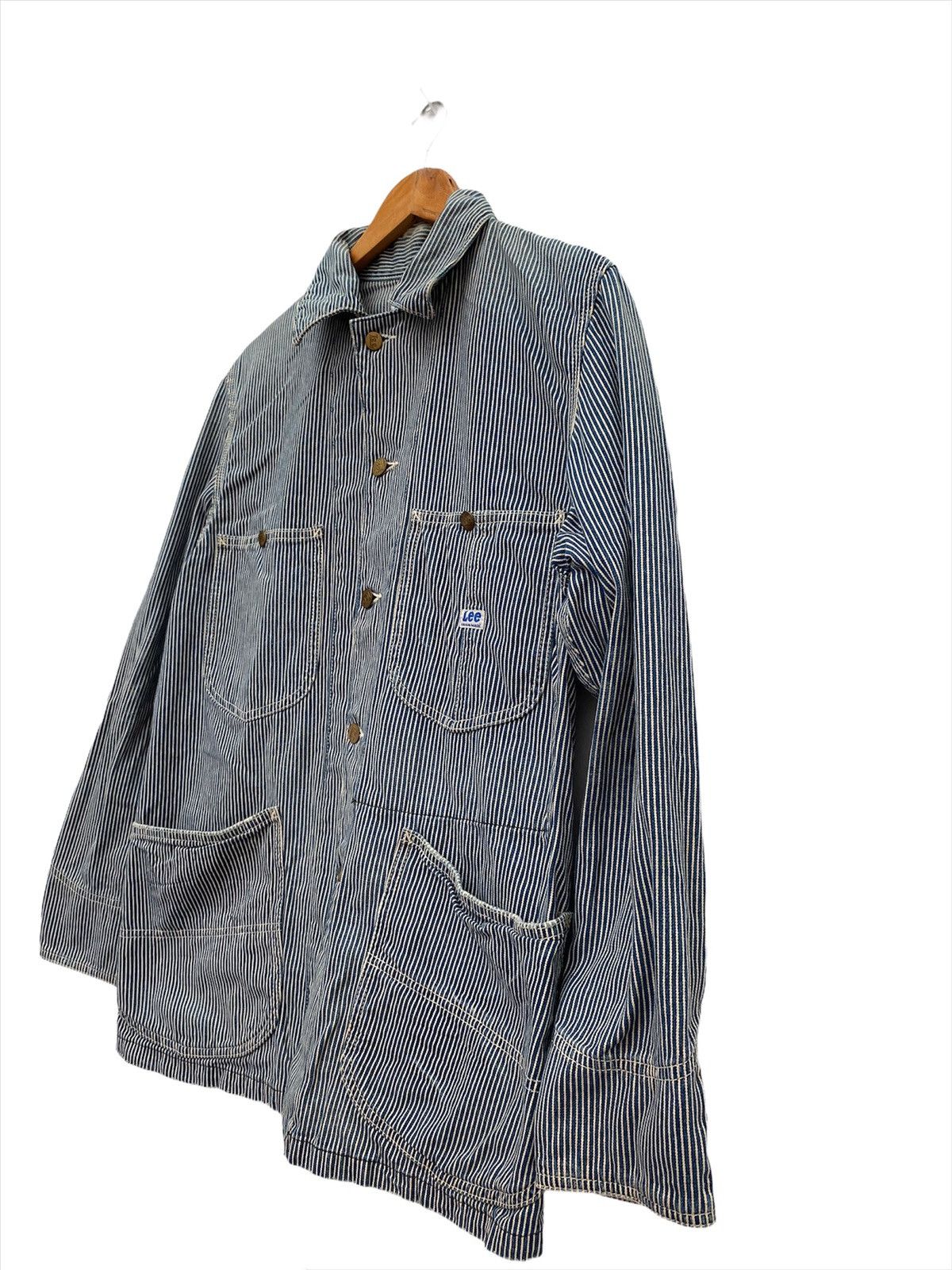 Lee 💥LEE Union Made Hickory stripe Workwear Jacket Size US M / EU 48-50 / 2 - 2 Thumbnail