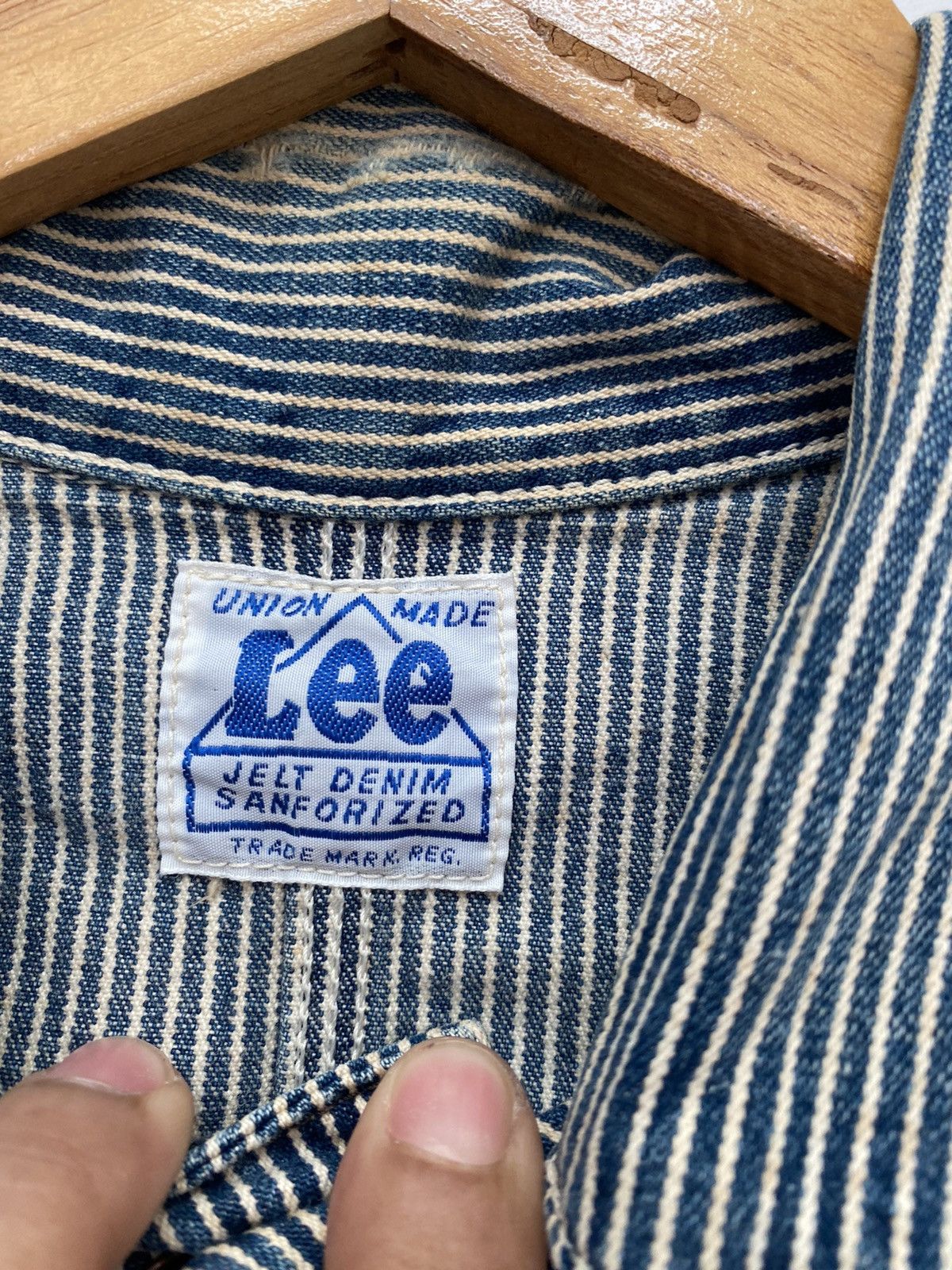 Lee 💥LEE Union Made Hickory stripe Workwear Jacket Size US M / EU 48-50 / 2 - 5 Thumbnail