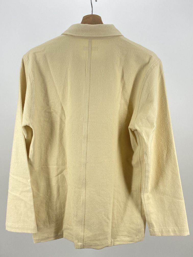 Niuhans Ecru Felted Cotton Jacket Size US M / EU 48-50 / 2 - 2 Thumbnail