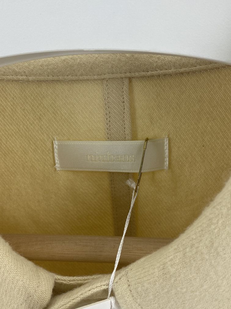 Niuhans Ecru Felted Cotton Jacket Size US M / EU 48-50 / 2 - 4 Thumbnail