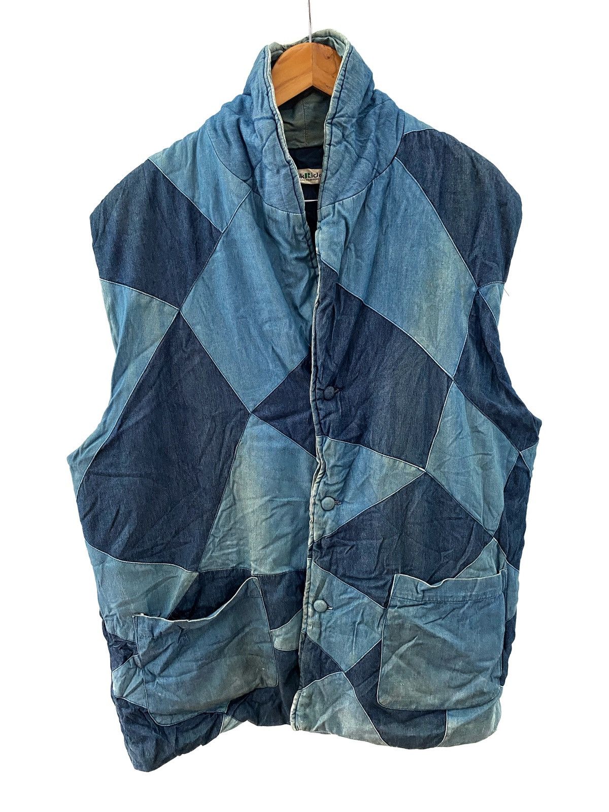 Indigo × Japanese Brand 💥delete today💥Inpirasi kapital style Vest Pachwork indingo Size US L / EU 52-54 / 3 - 3 Thumbnail