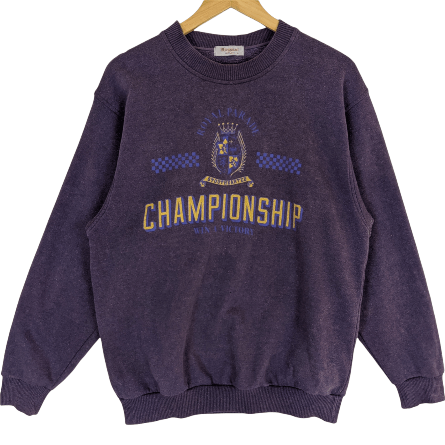 Japanese Brand BOSSBAT Stouthearted Championship Sweatshirt Size US L / EU 52-54 / 3 - 2 Thumbnail