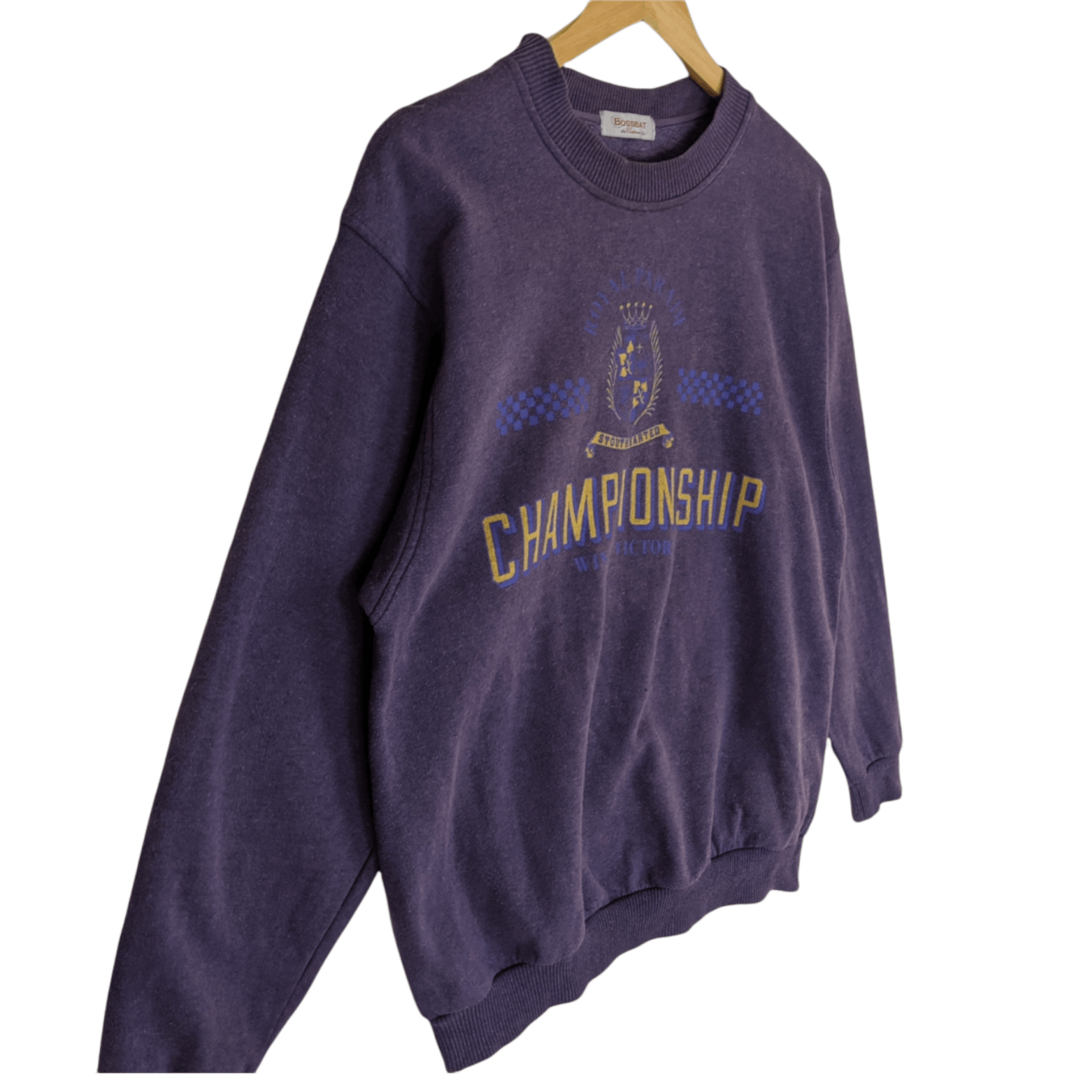 Japanese Brand BOSSBAT Stouthearted Championship Sweatshirt Size US L / EU 52-54 / 3 - 3 Thumbnail