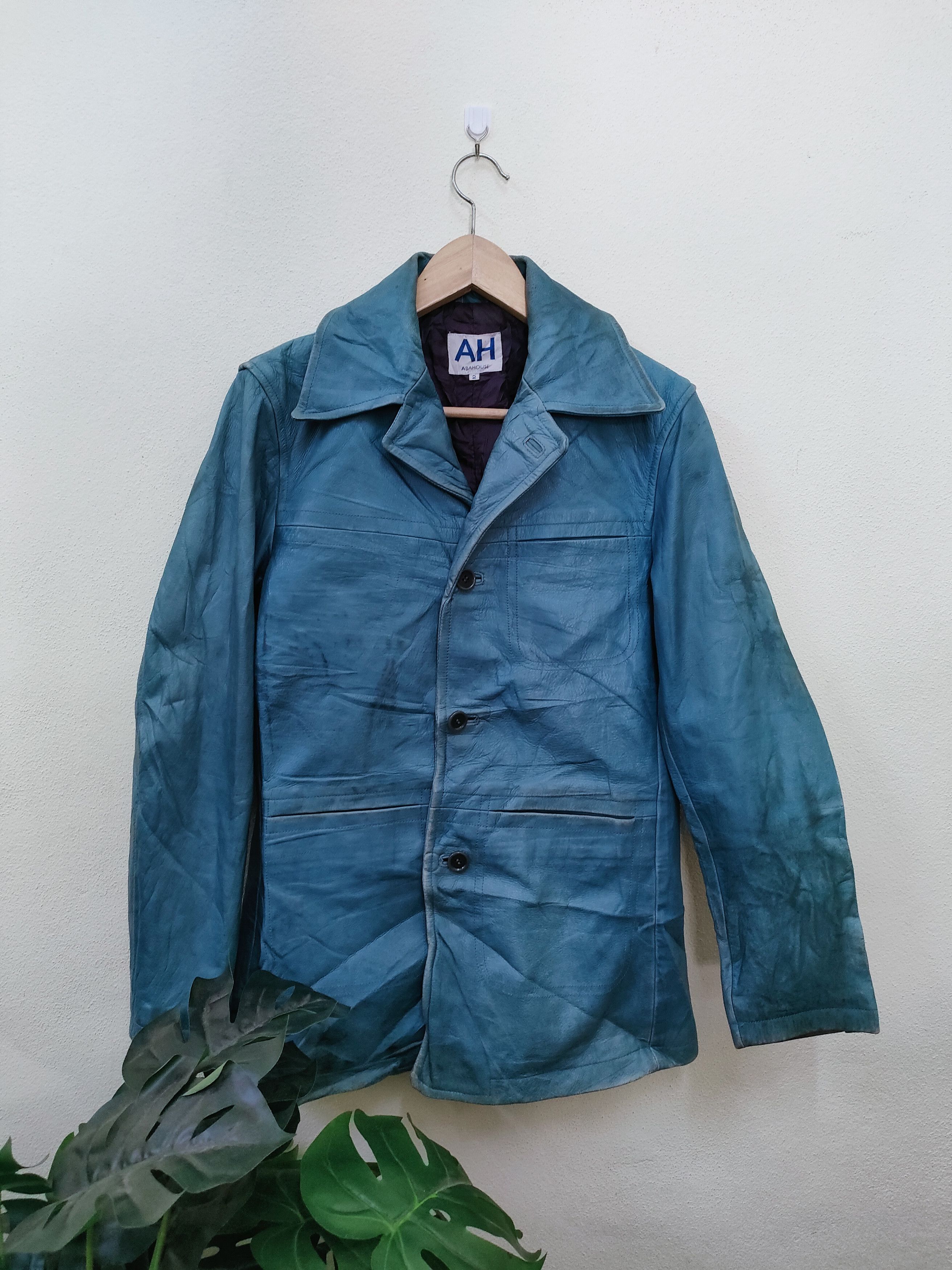 ABAHOUSE × Genuine Leather Abahouse Leather Jacket Size US S / EU 44-46 / 1 - 1 Thumbnail