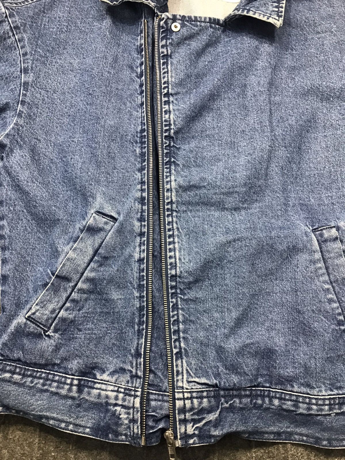 Japanese Brand As Know As Since 1989 Zipper Jacket Jeans Design Size US L / EU 52-54 / 3 - 8 Thumbnail