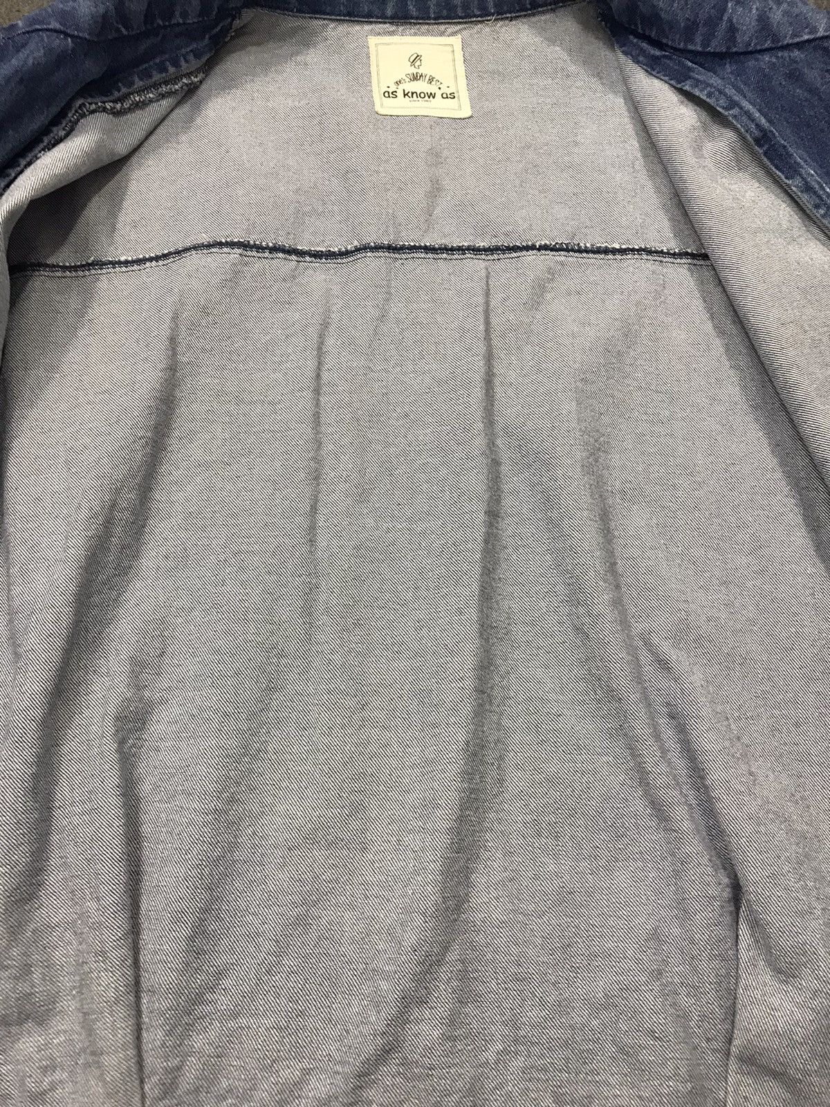Japanese Brand As Know As Since 1989 Zipper Jacket Jeans Design Size US L / EU 52-54 / 3 - 9 Thumbnail