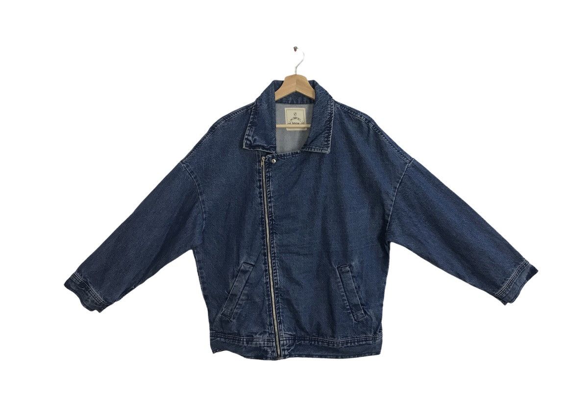Japanese Brand As Know As Since 1989 Zipper Jacket Jeans Design Size US L / EU 52-54 / 3 - 1 Thumbnail