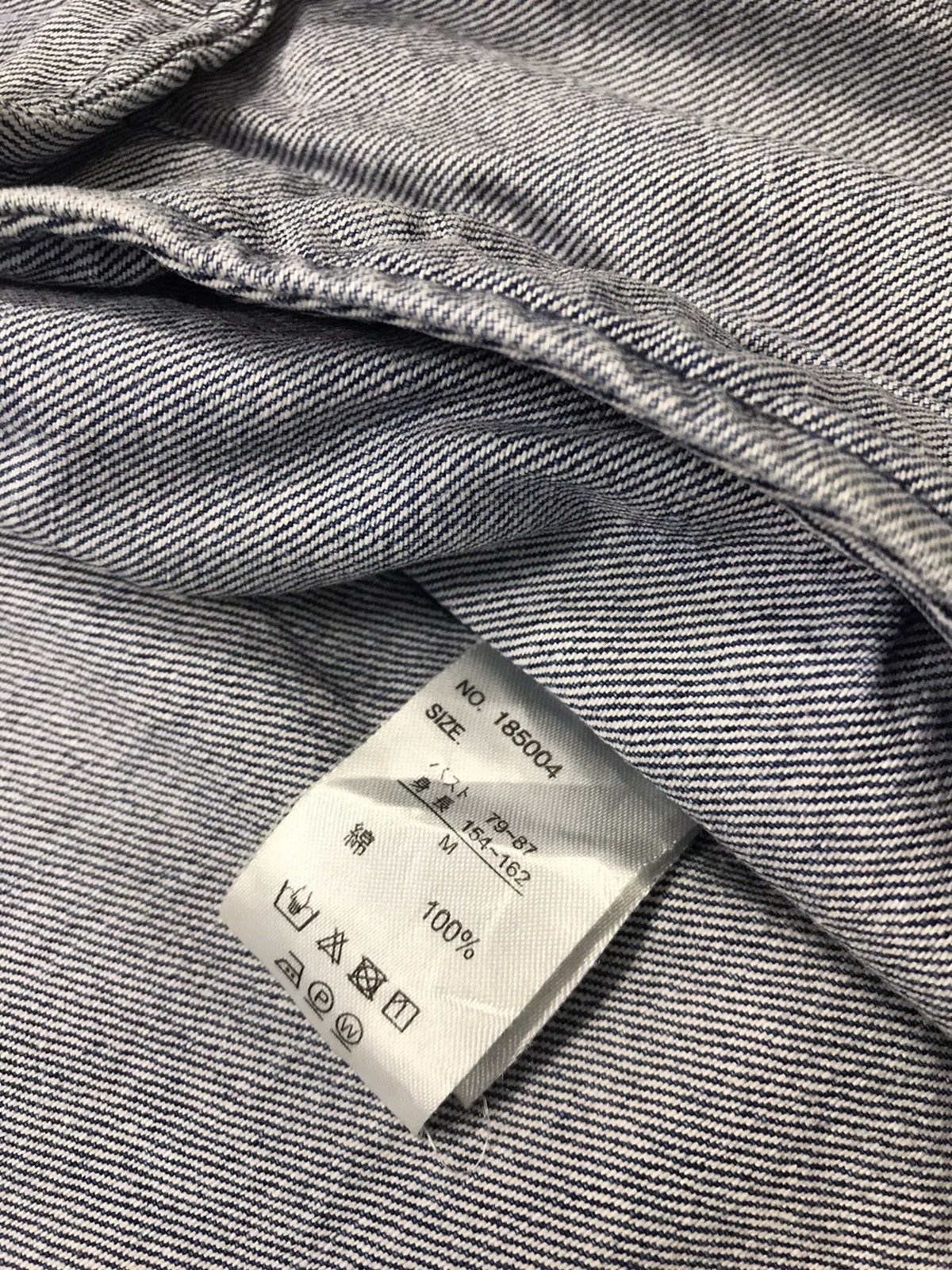 Japanese Brand As Know As Since 1989 Zipper Jacket Jeans Design Size US L / EU 52-54 / 3 - 11 Thumbnail