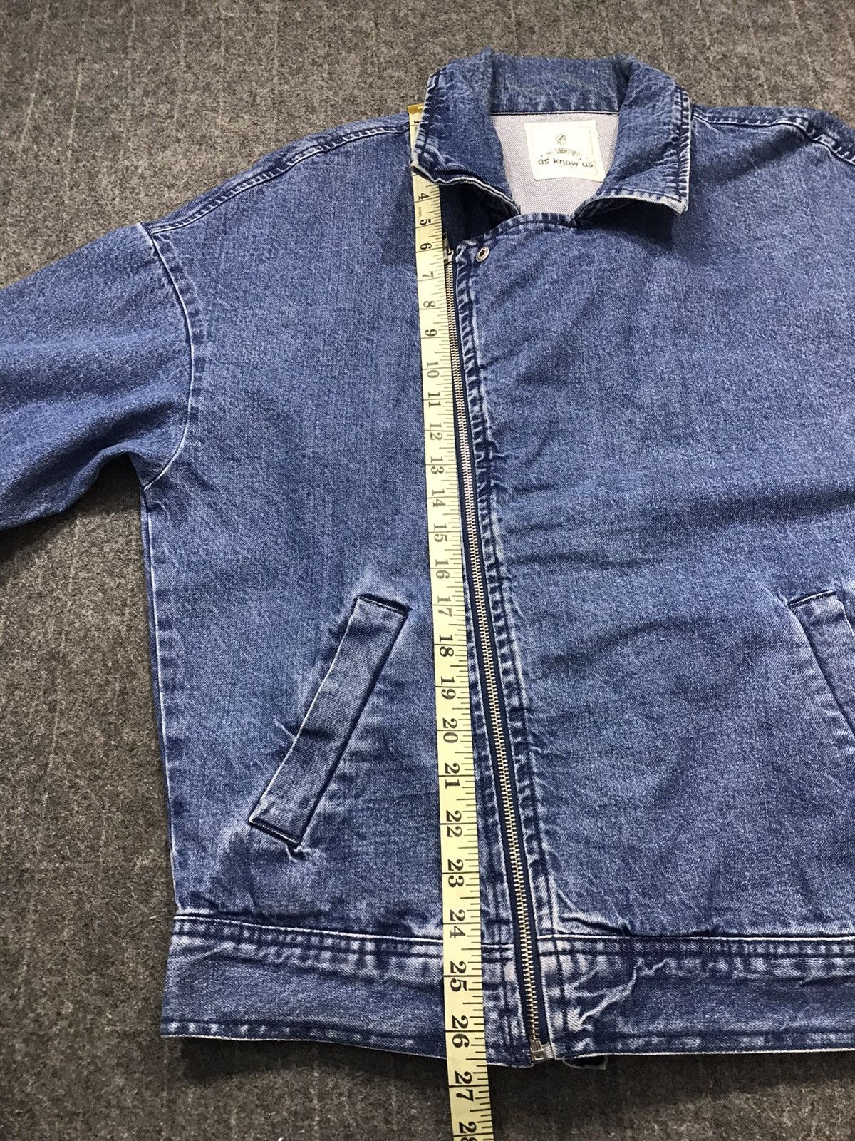 Japanese Brand As Know As Since 1989 Zipper Jacket Jeans Design Size US L / EU 52-54 / 3 - 14 Thumbnail