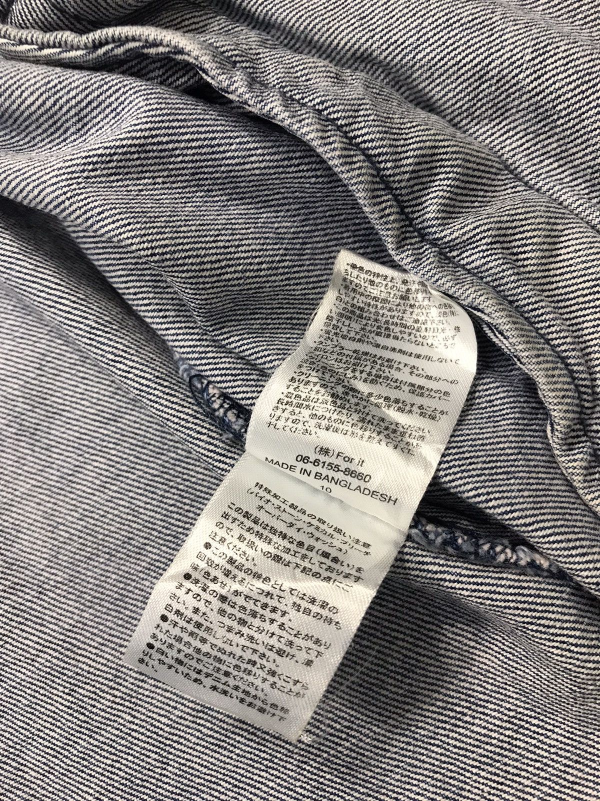 Japanese Brand As Know As Since 1989 Zipper Jacket Jeans Design Size US L / EU 52-54 / 3 - 12 Thumbnail