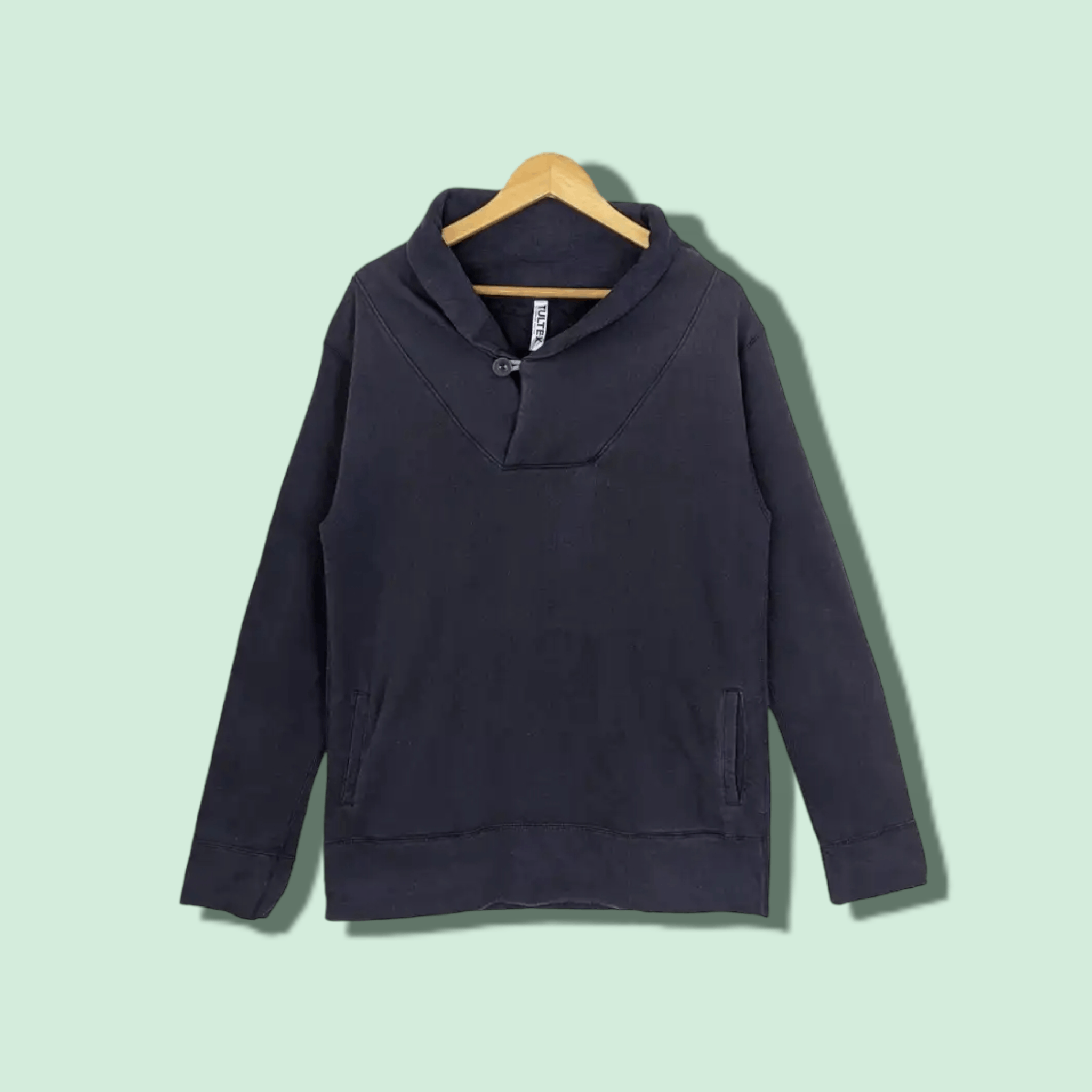 Tultex × Vintage Vintage 2000's TUTLEX Plain Jumper Sweatshirt Size US M / EU 48-50 / 2 - 1 Thumbnail