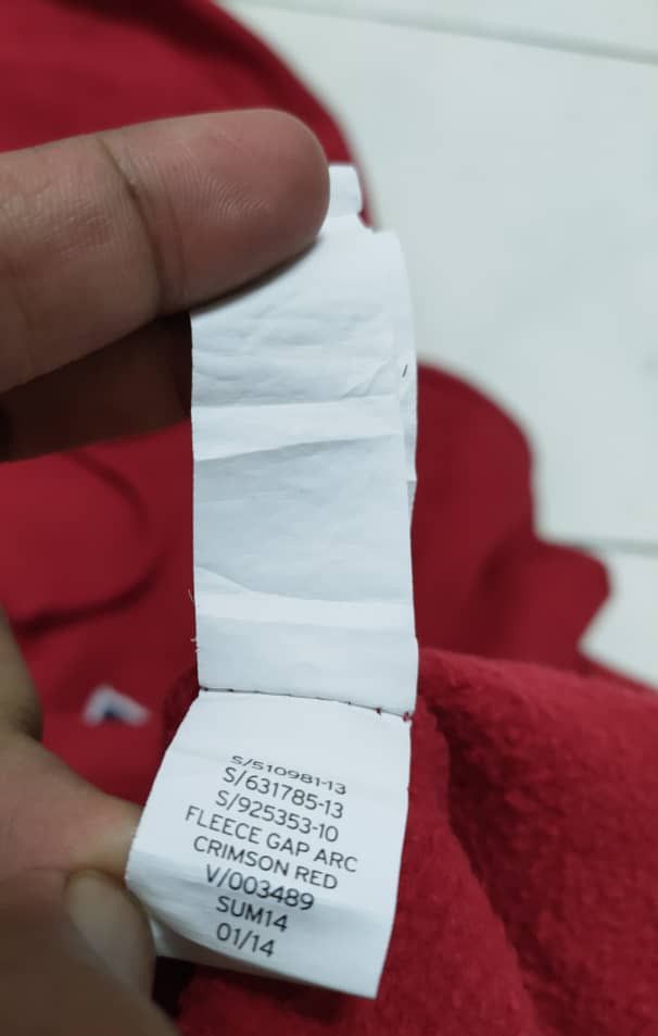 Gap GAP Red Hoodie Size US M / EU 48-50 / 2 - 3 Thumbnail