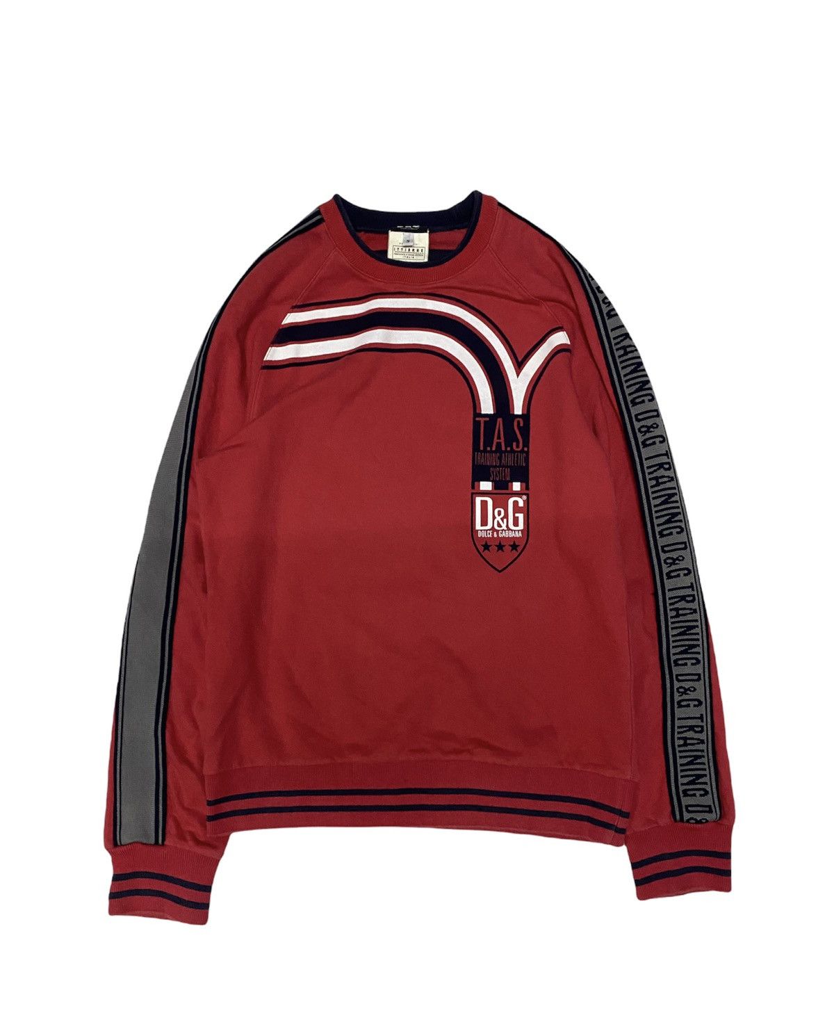 DG side tape logo red sweatshirt