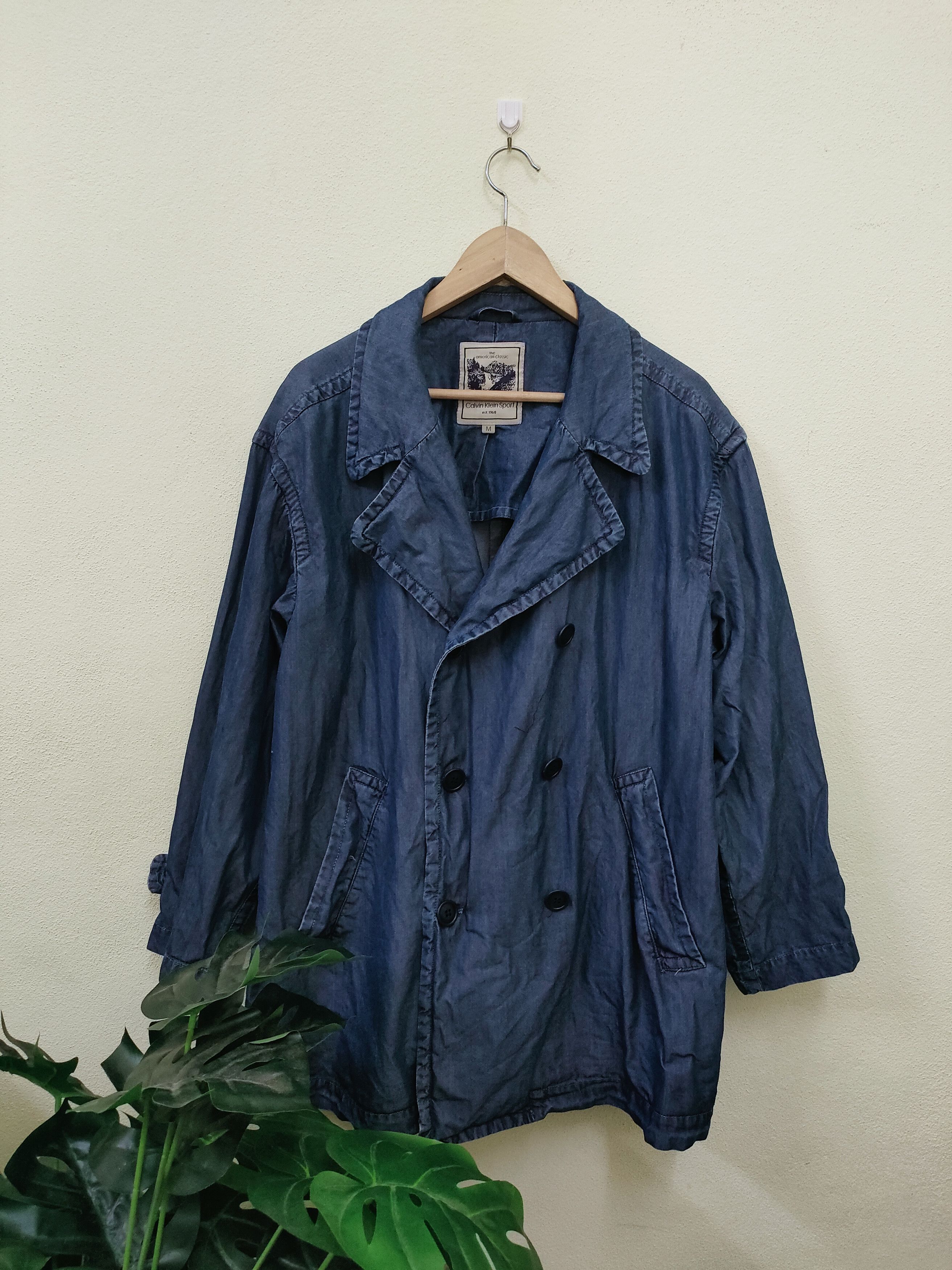 Calvin Klein × Indigo Vintage Calvin Klein Sport Double Breast Jacket Size US M / EU 48-50 / 2 - 1 Thumbnail
