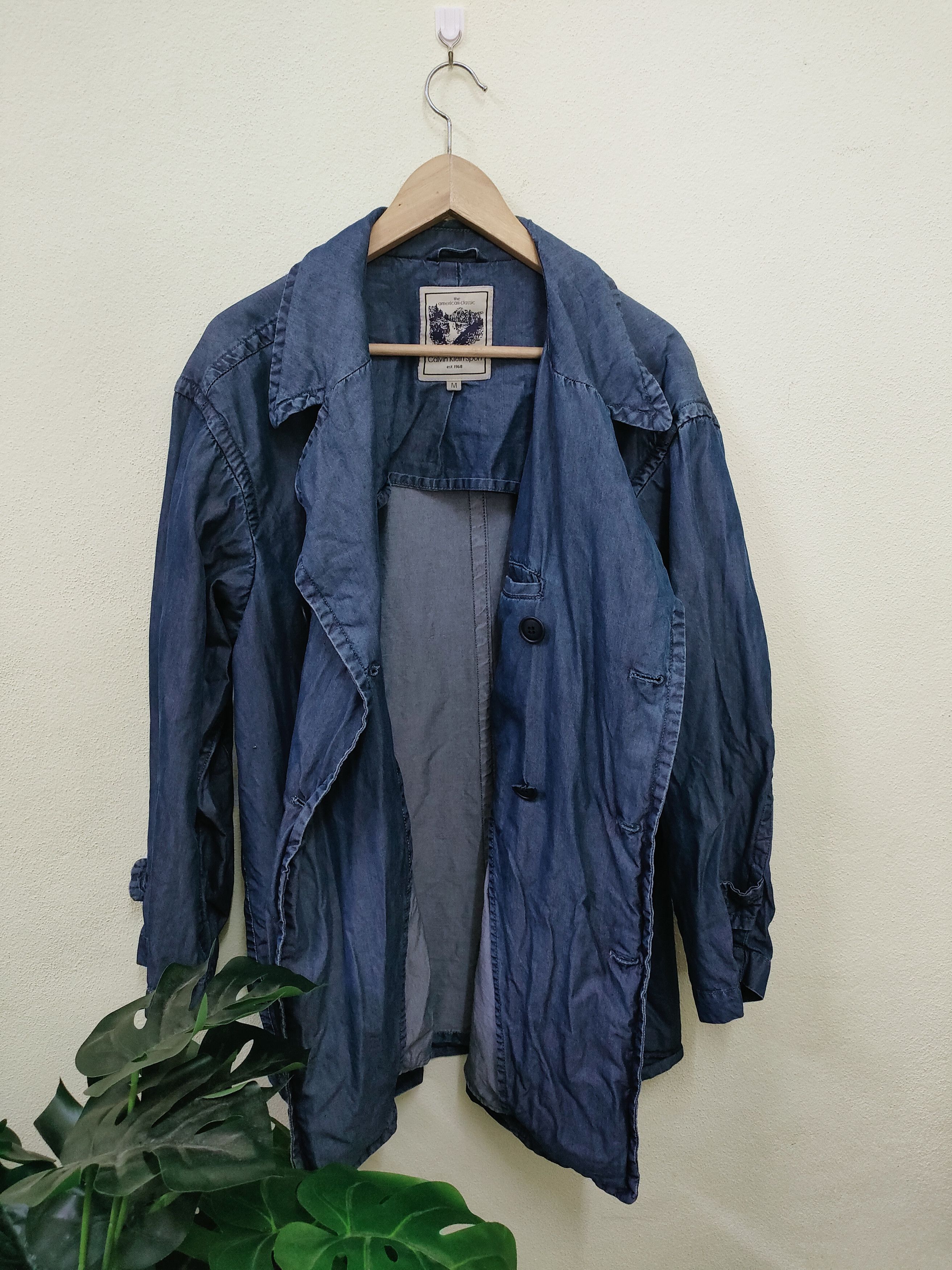 Calvin Klein × Indigo Vintage Calvin Klein Sport Double Breast Jacket Size US M / EU 48-50 / 2 - 2 Thumbnail