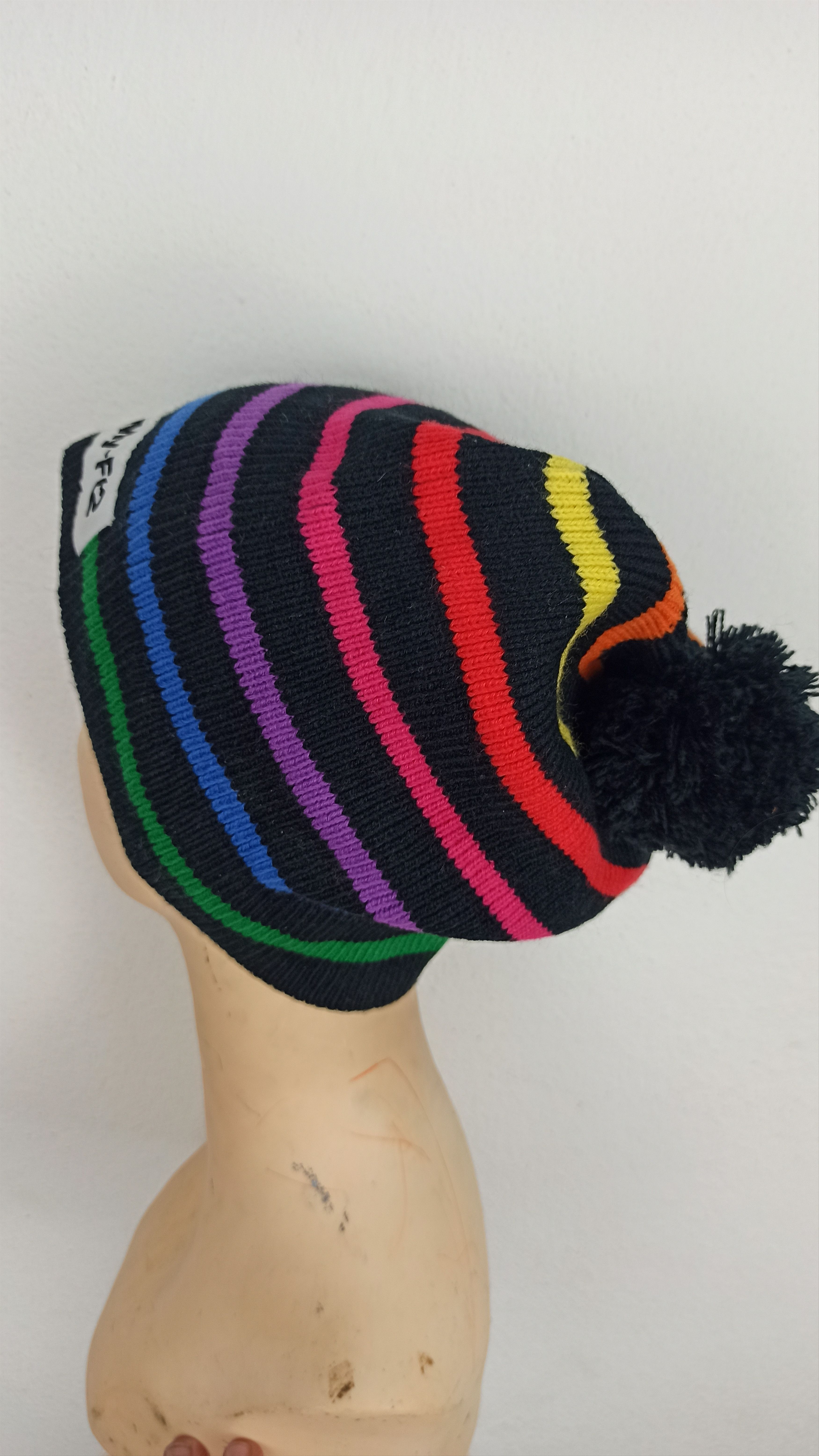 Japanese Brand Vintage Japanese Snow Cap Beanie Rainbow Style Size ONE SIZE - 3 Thumbnail