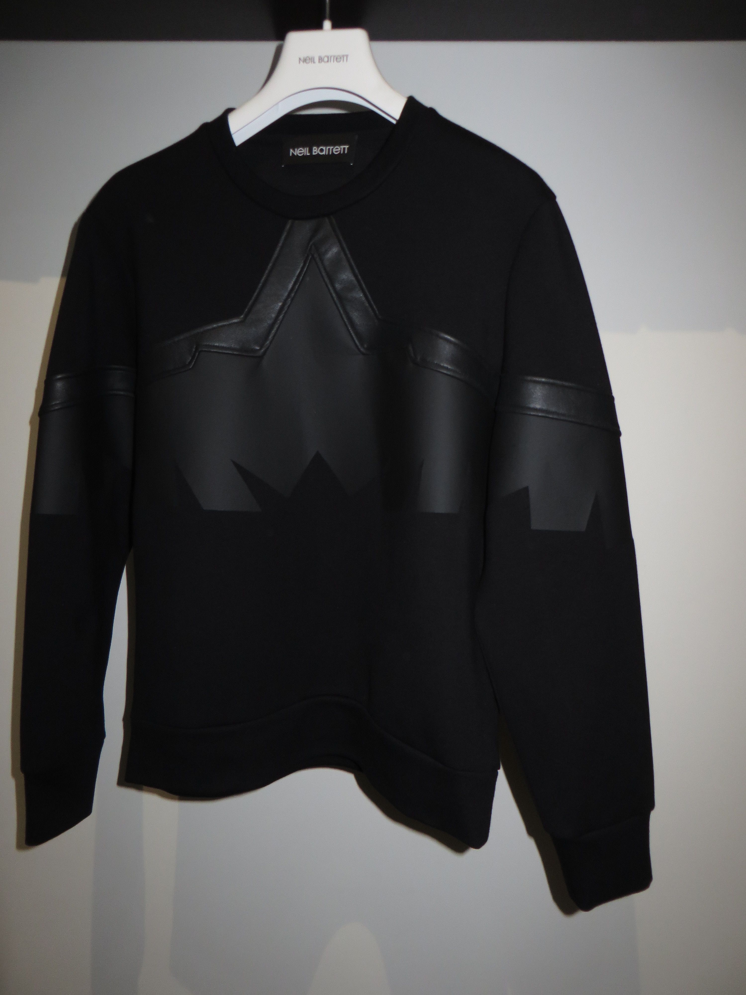 Neil Barrett Framis eagle leather sweatshirt Size US S / EU 44-46 / 1 - 7 Thumbnail