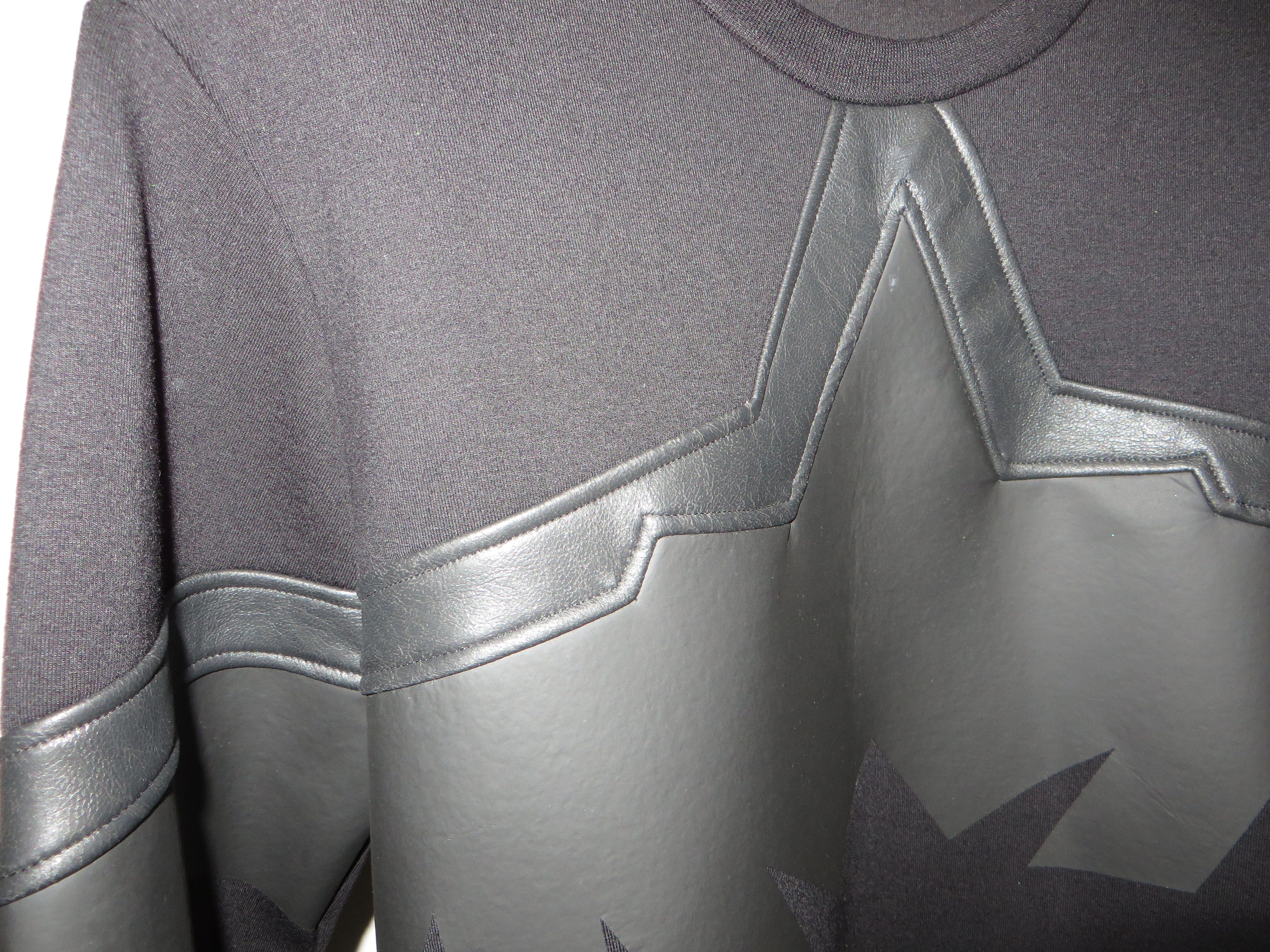 Neil Barrett Framis eagle leather sweatshirt Size US S / EU 44-46 / 1 - 6 Thumbnail
