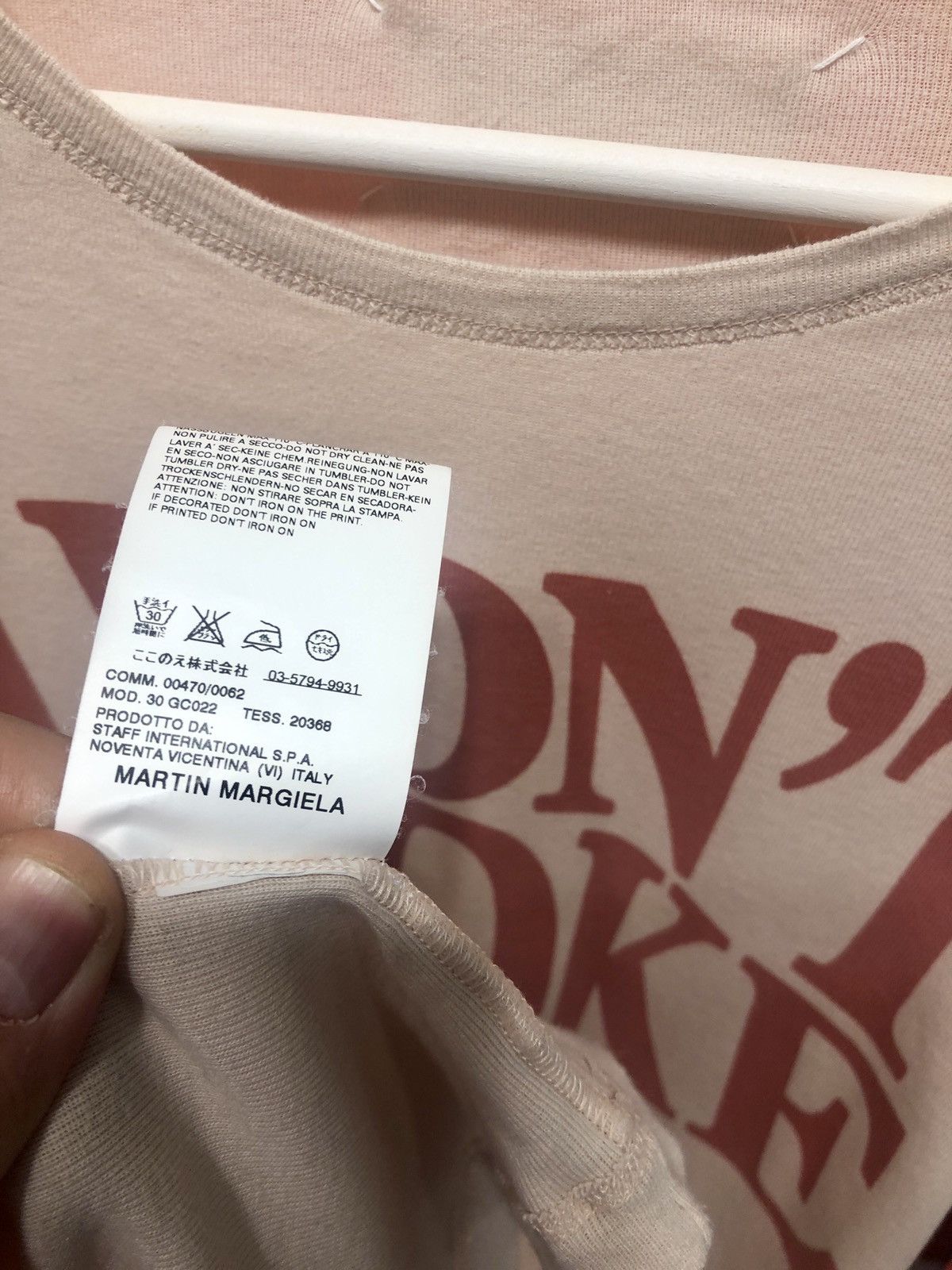 Maison Margiela I Don’t Smoke Longsleeve Size US S / EU 44-46 / 1 - 8 Thumbnail