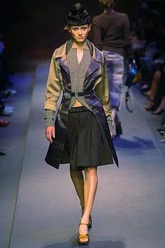 Prada A/W 04 Sample Tie Dye Silk Overcoat Size M / US 6-8 / IT 42-44 - 14 Thumbnail