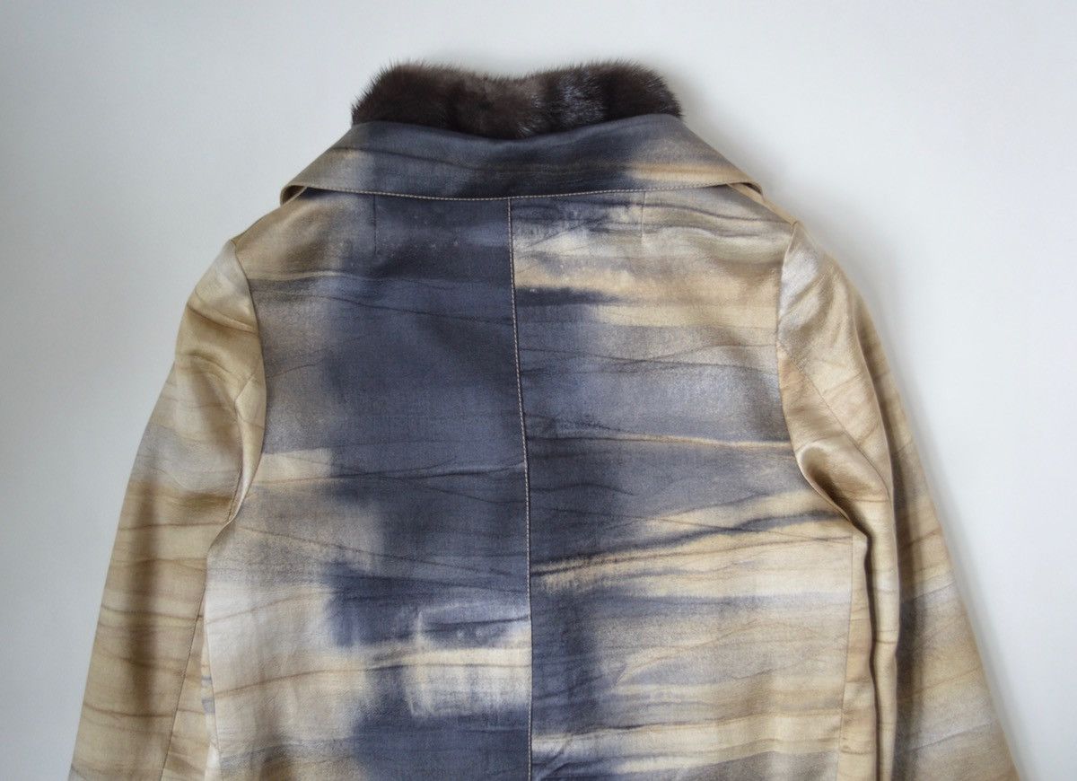 Prada A/W 04 Sample Tie Dye Silk Overcoat Size M / US 6-8 / IT 42-44 - 11 Thumbnail