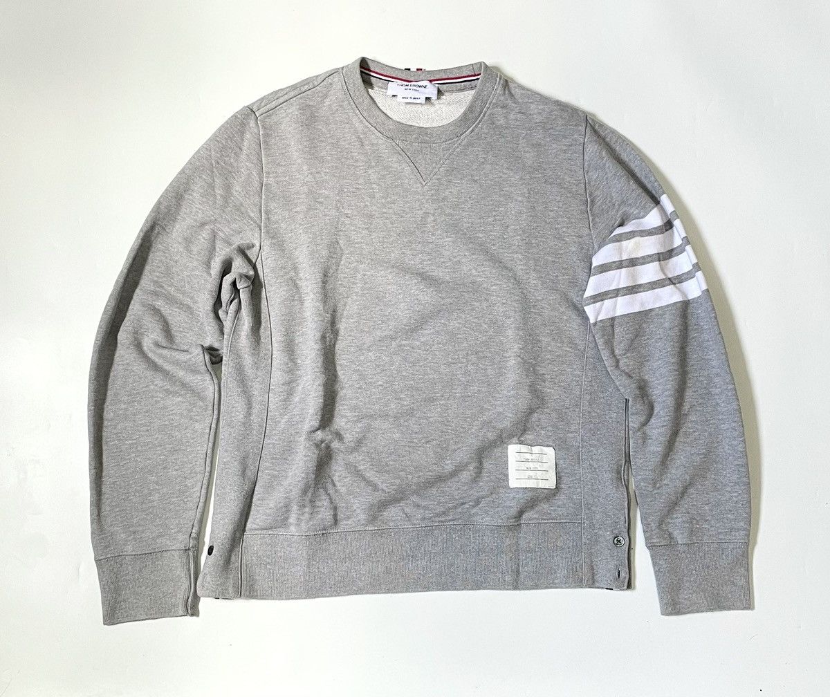 image of Thom Browne 4 Bars Sweatshirt, Men's (Size Small)