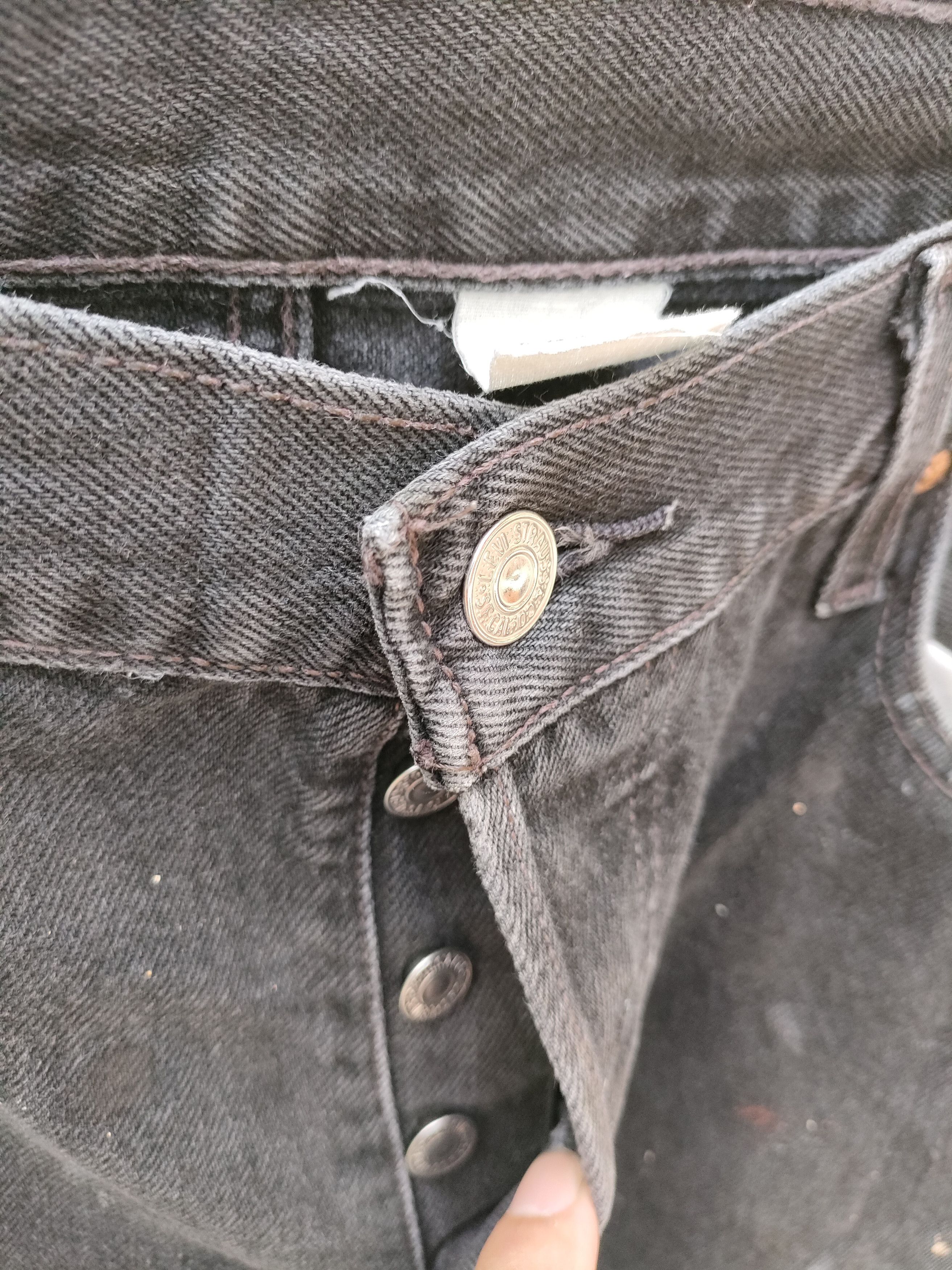 Levi's Vintage Clothing Vintage Levi's 501 Painting Denim Pants Size US 35 - 10 Thumbnail