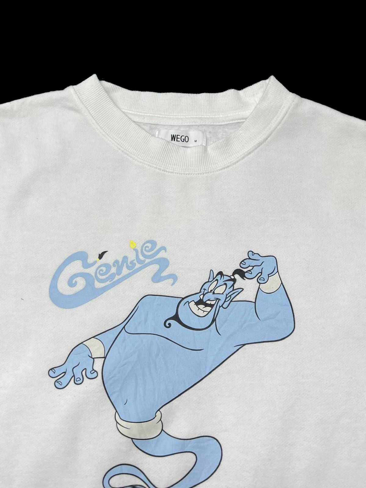 Disney × Vintage VTG Aladdin Genie Rub My Lamp Carton Movie Promo Sweatshirt Size US M / EU 48-50 / 2 - 4 Thumbnail