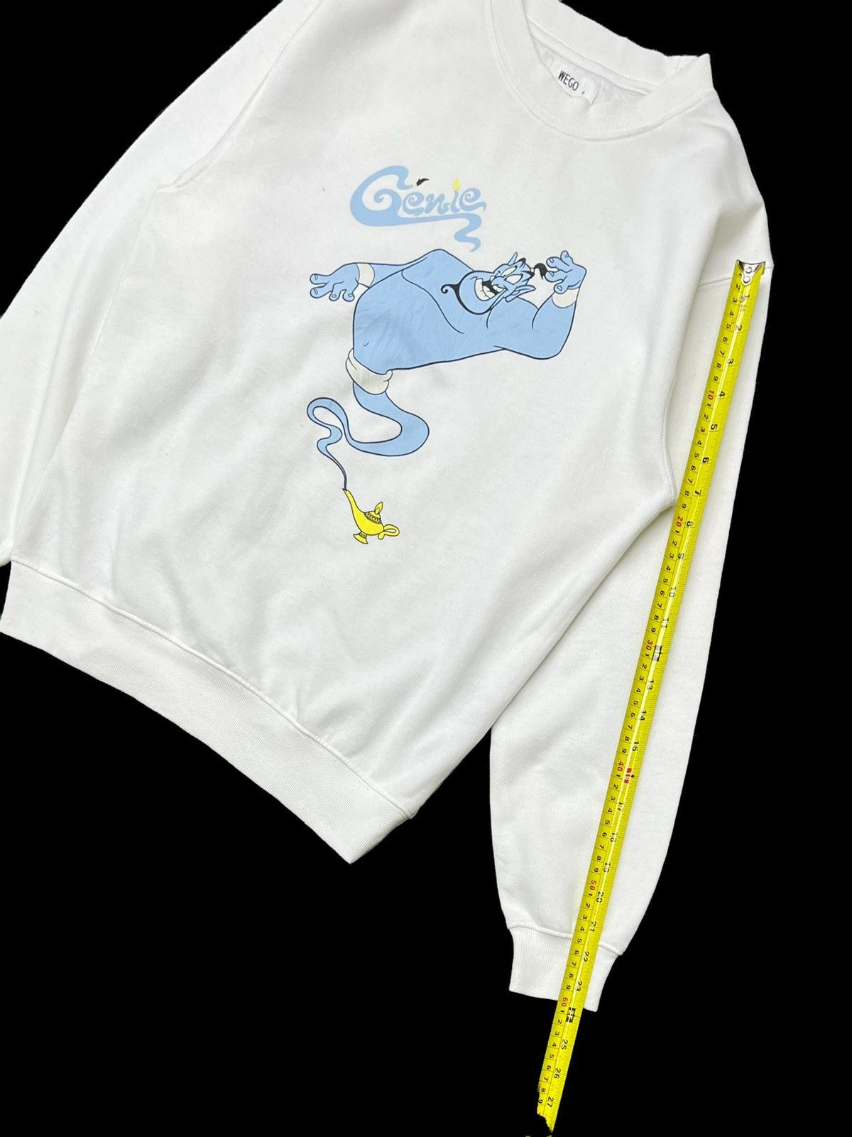 Disney × Vintage VTG Aladdin Genie Rub My Lamp Carton Movie Promo Sweatshirt Size US M / EU 48-50 / 2 - 9 Thumbnail