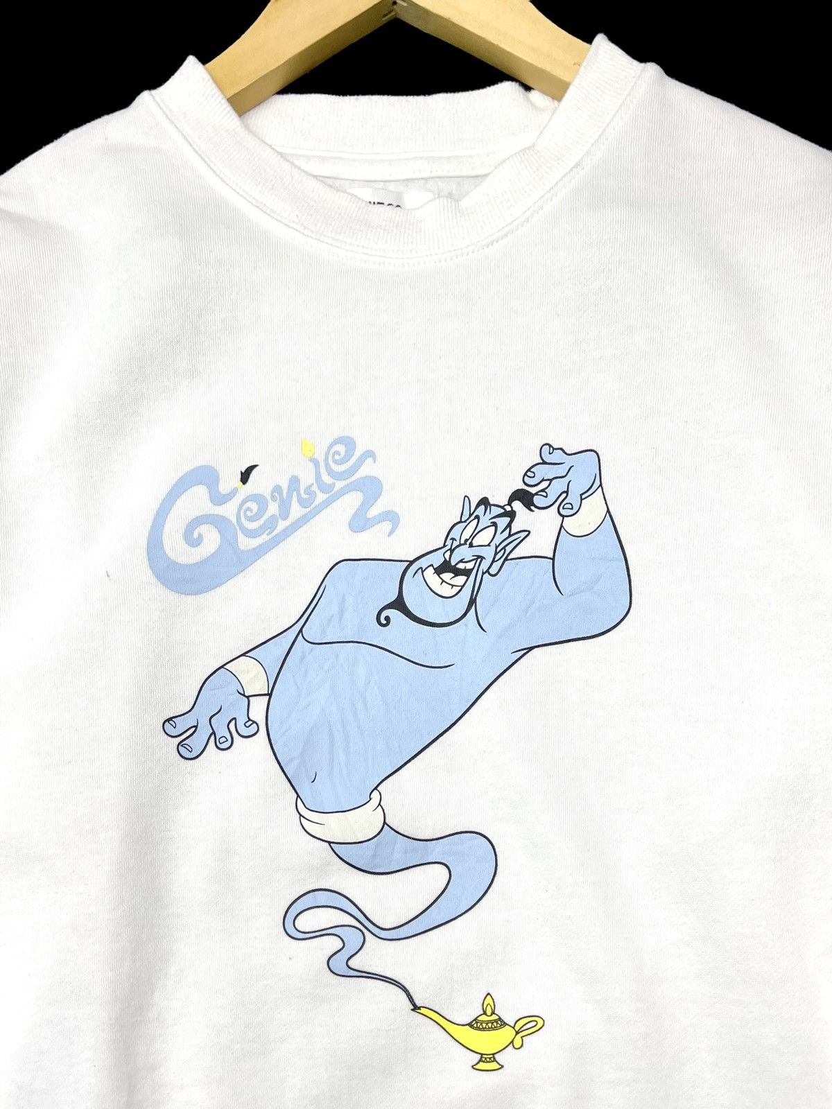 Disney × Vintage VTG Aladdin Genie Rub My Lamp Carton Movie Promo Sweatshirt Size US M / EU 48-50 / 2 - 1 Thumbnail