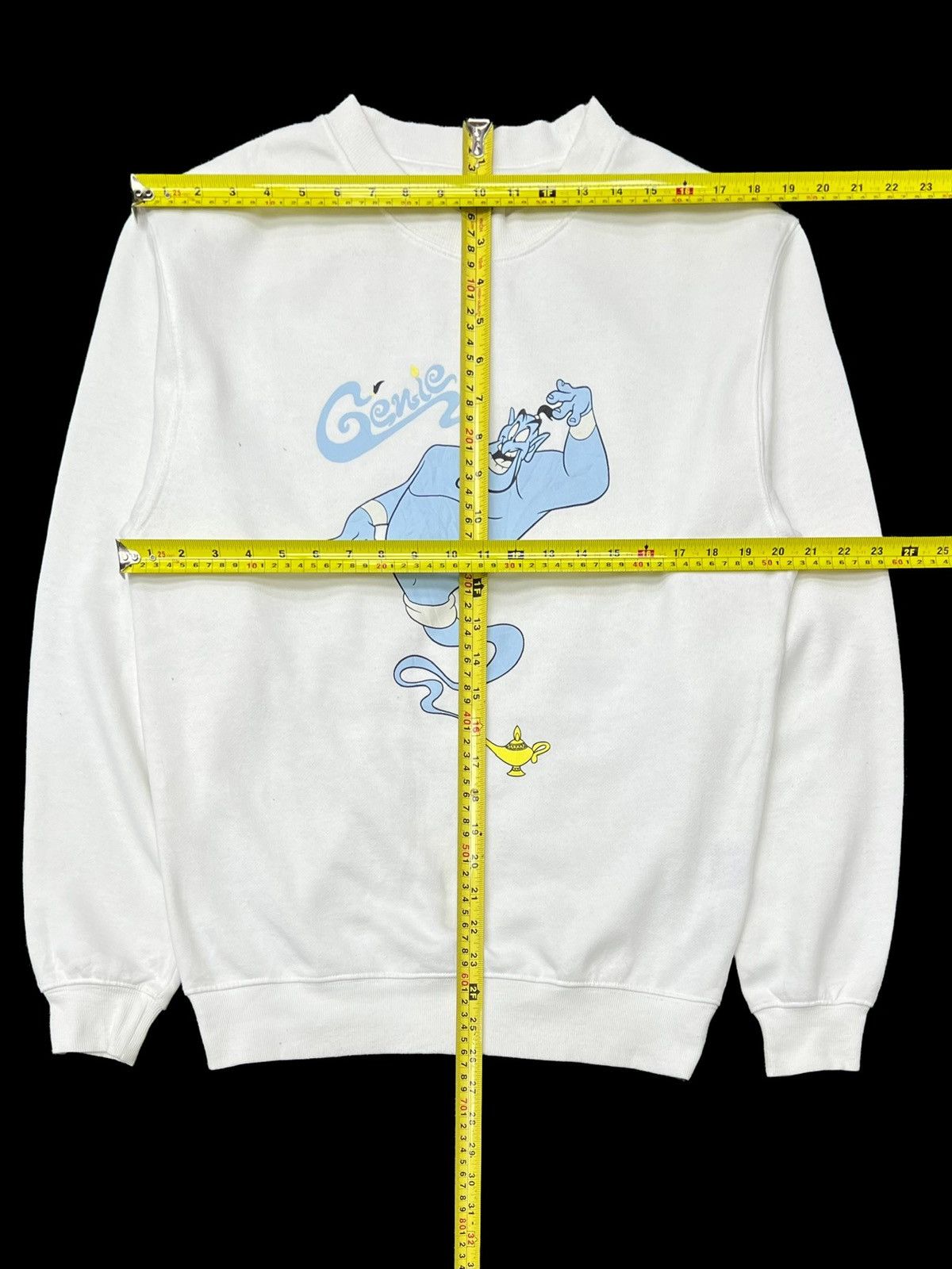 Disney × Vintage VTG Aladdin Genie Rub My Lamp Carton Movie Promo Sweatshirt Size US M / EU 48-50 / 2 - 8 Thumbnail