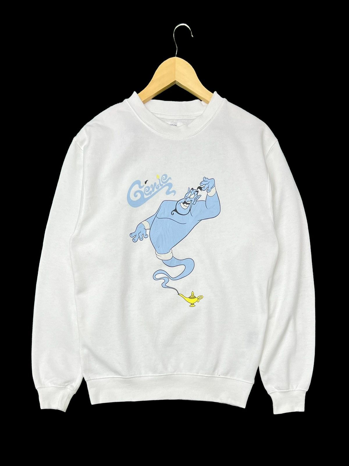 Disney × Vintage VTG Aladdin Genie Rub My Lamp Carton Movie Promo Sweatshirt Size US M / EU 48-50 / 2 - 2 Thumbnail