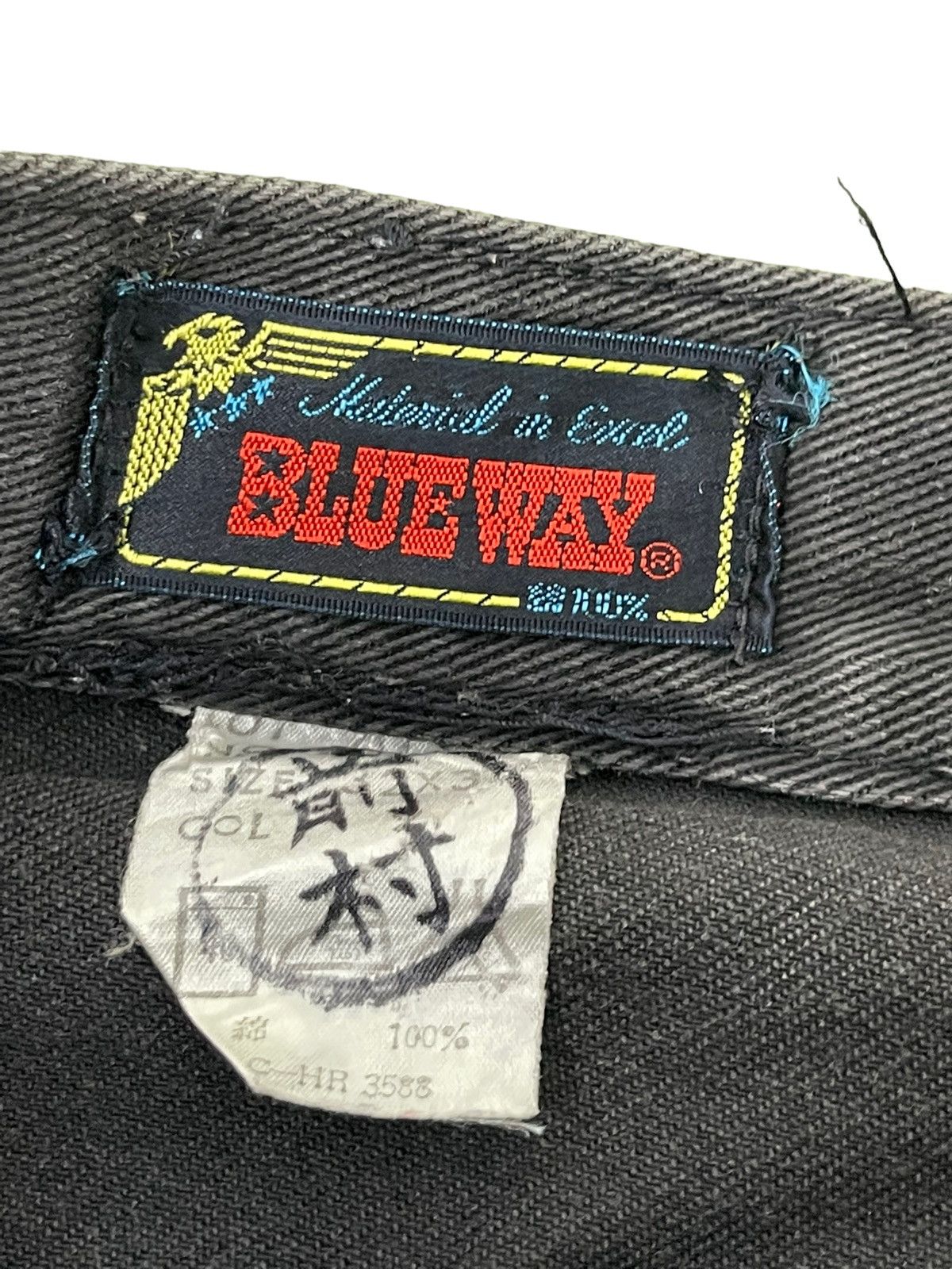 Japanese Brand Flare Jeans Vtg Blue Way Japan Faded Denim Bell Bottom 5🟦1 Size US 29 - 11 Thumbnail