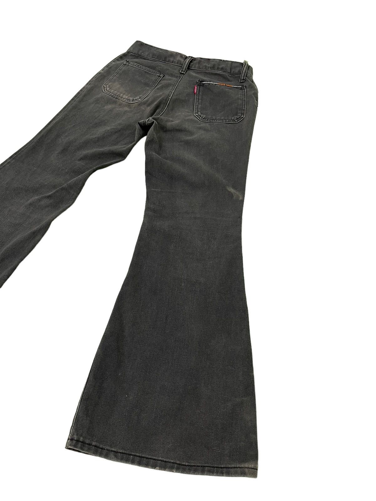 Japanese Brand Flare Jeans Vtg Blue Way Japan Faded Denim Bell Bottom 5🟦1 Size US 29 - 14 Thumbnail