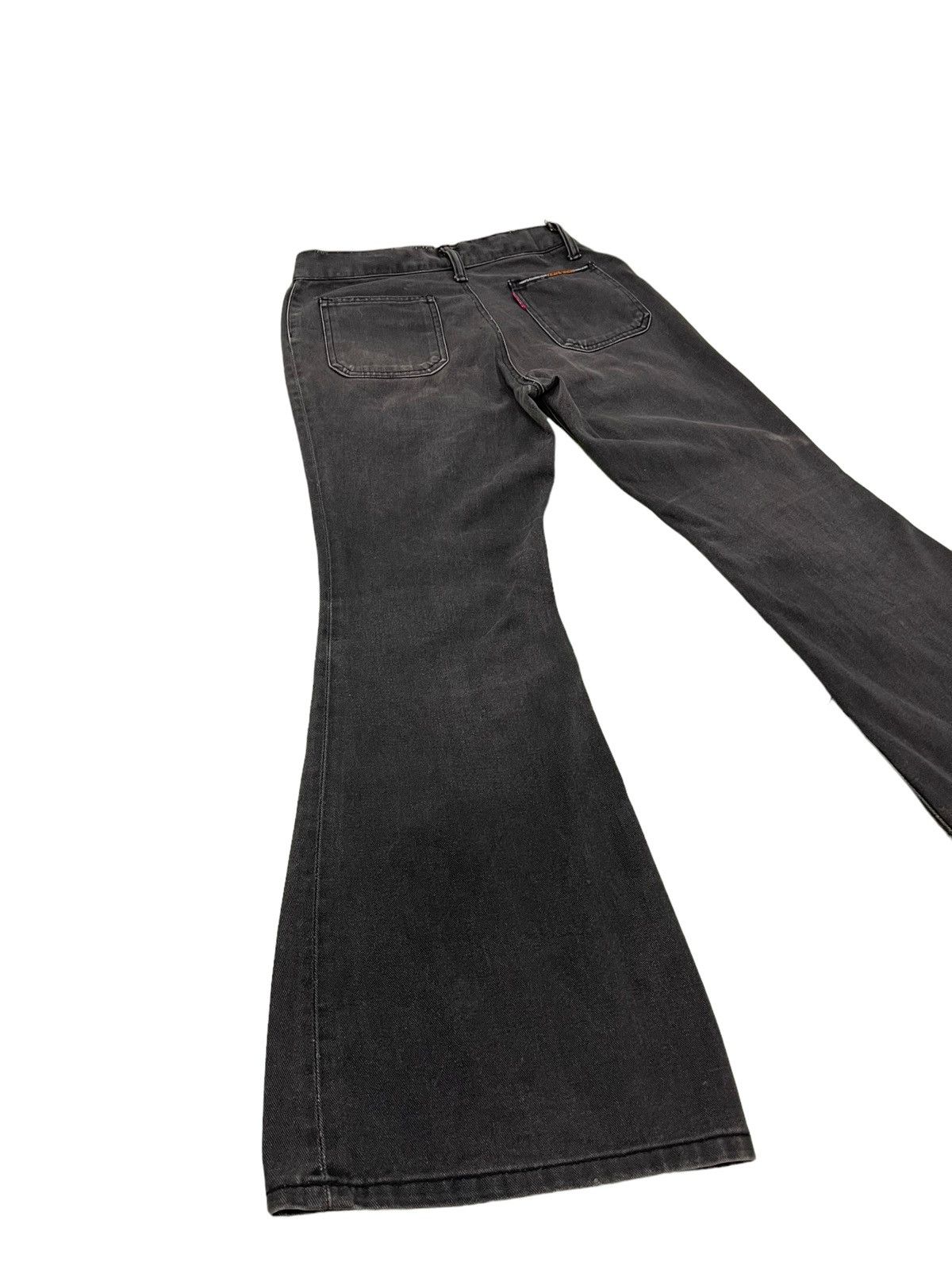 Japanese Brand Flare Jeans Vtg Blue Way Japan Faded Denim Bell Bottom 5🟦1 Size US 29 - 13 Thumbnail