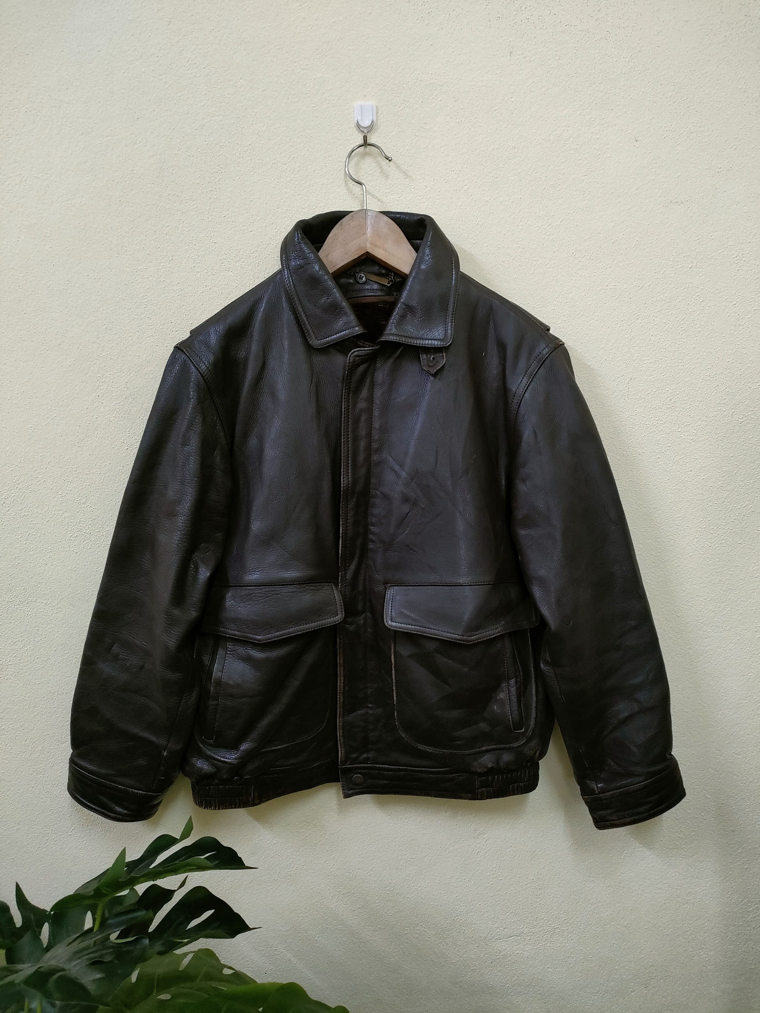 FRONTEER × Genuine Leather Frontier A1 Leather Jacket Size US M / EU 48-50 / 2 - 1 Thumbnail