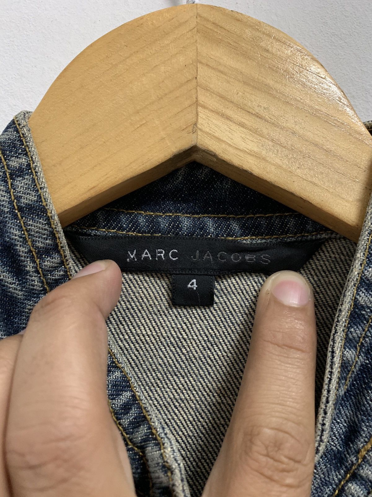 Indigo × Marc Jacobs MARC JACOBS Denim Indigo Women Size Jacket Size US S / EU 44-46 / 1 - 4 Thumbnail