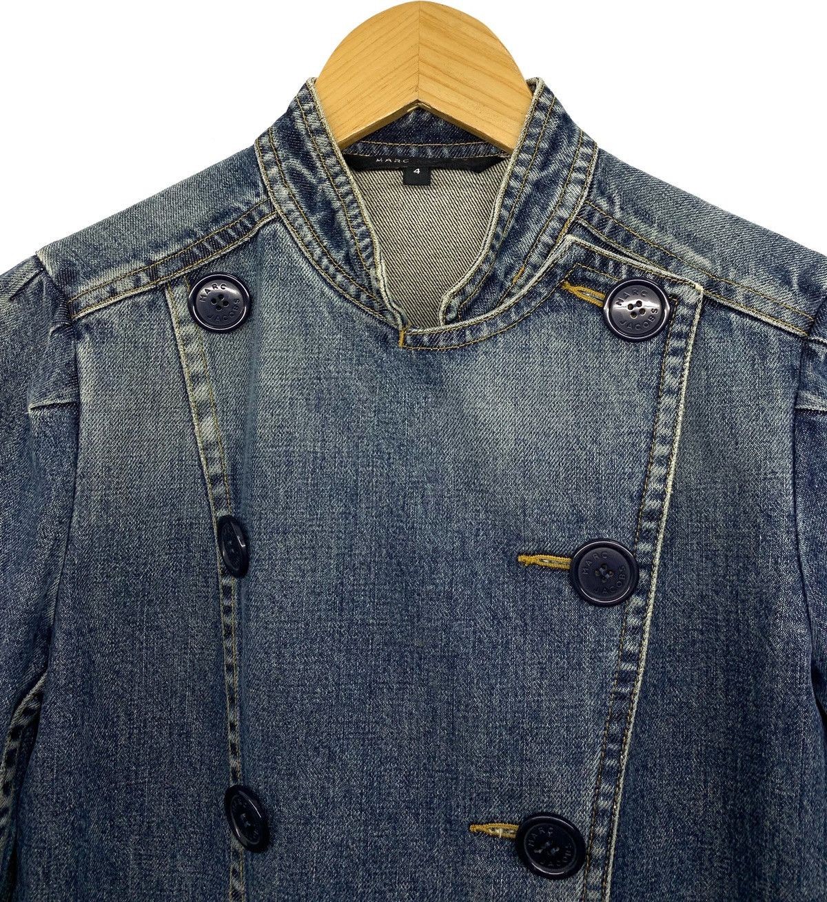 Indigo × Marc Jacobs MARC JACOBS Denim Indigo Women Size Jacket Size US S / EU 44-46 / 1 - 2 Thumbnail