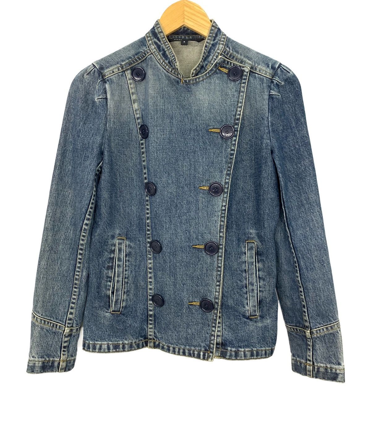 Indigo × Marc Jacobs MARC JACOBS Denim Indigo Women Size Jacket Size US S / EU 44-46 / 1 - 1 Thumbnail