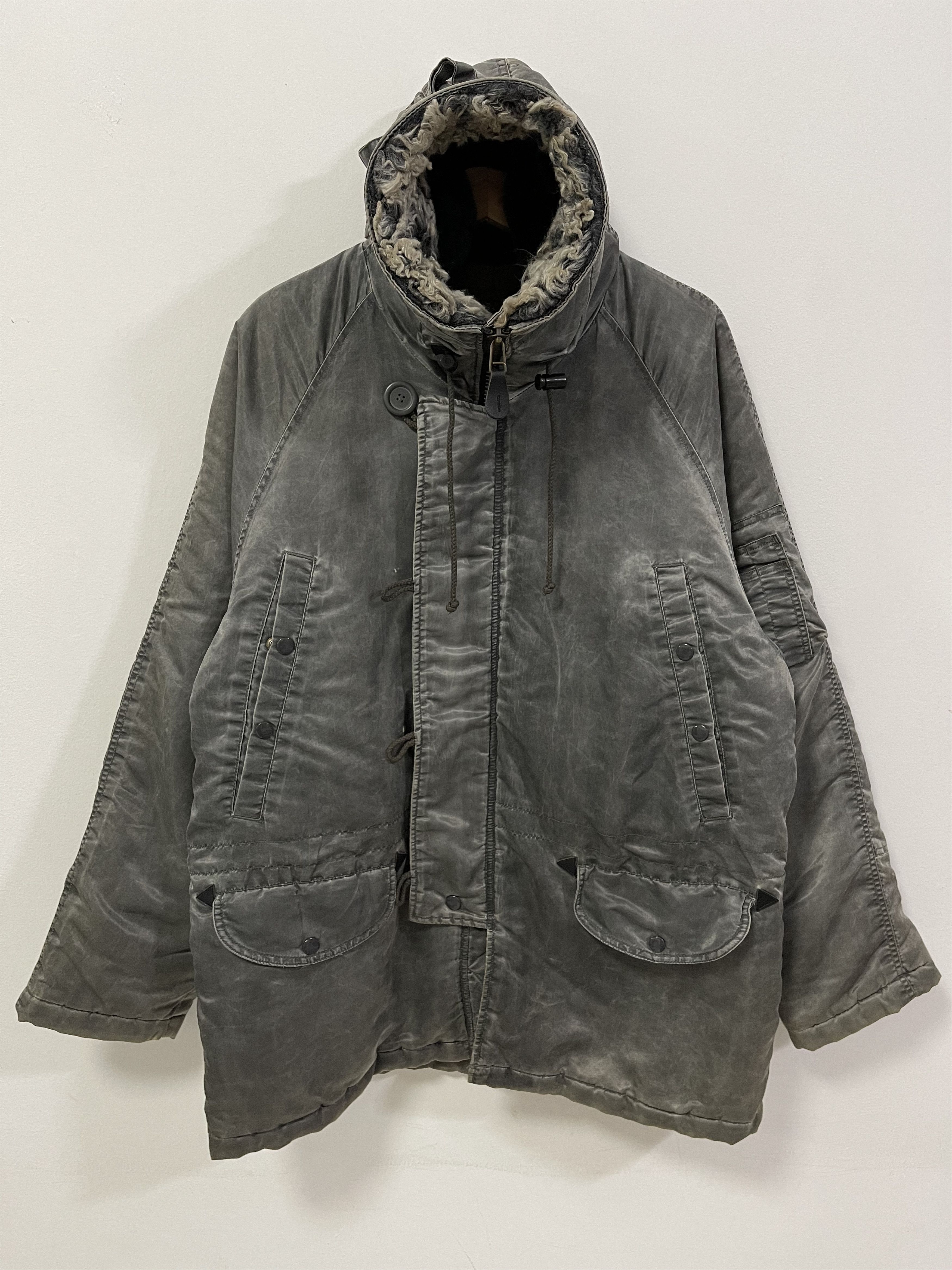 Vintage Vintage Air force Military Style Fur Jacket Size US M / EU 48-50 / 2 - 1 Thumbnail